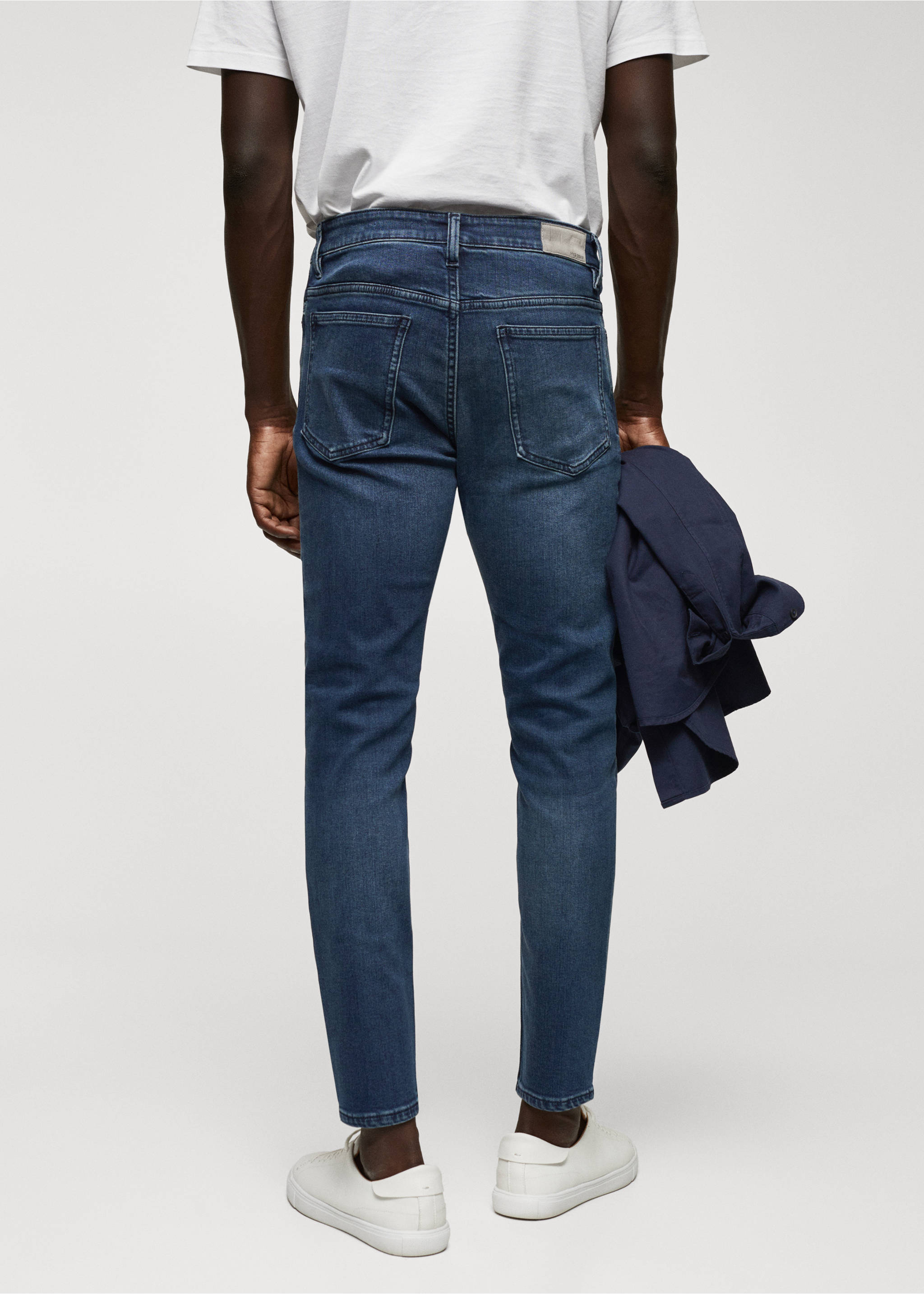 Tom tapered cropped jeans - Reverse of the article, Deep Dark Blue. Ref: 57014408-00.