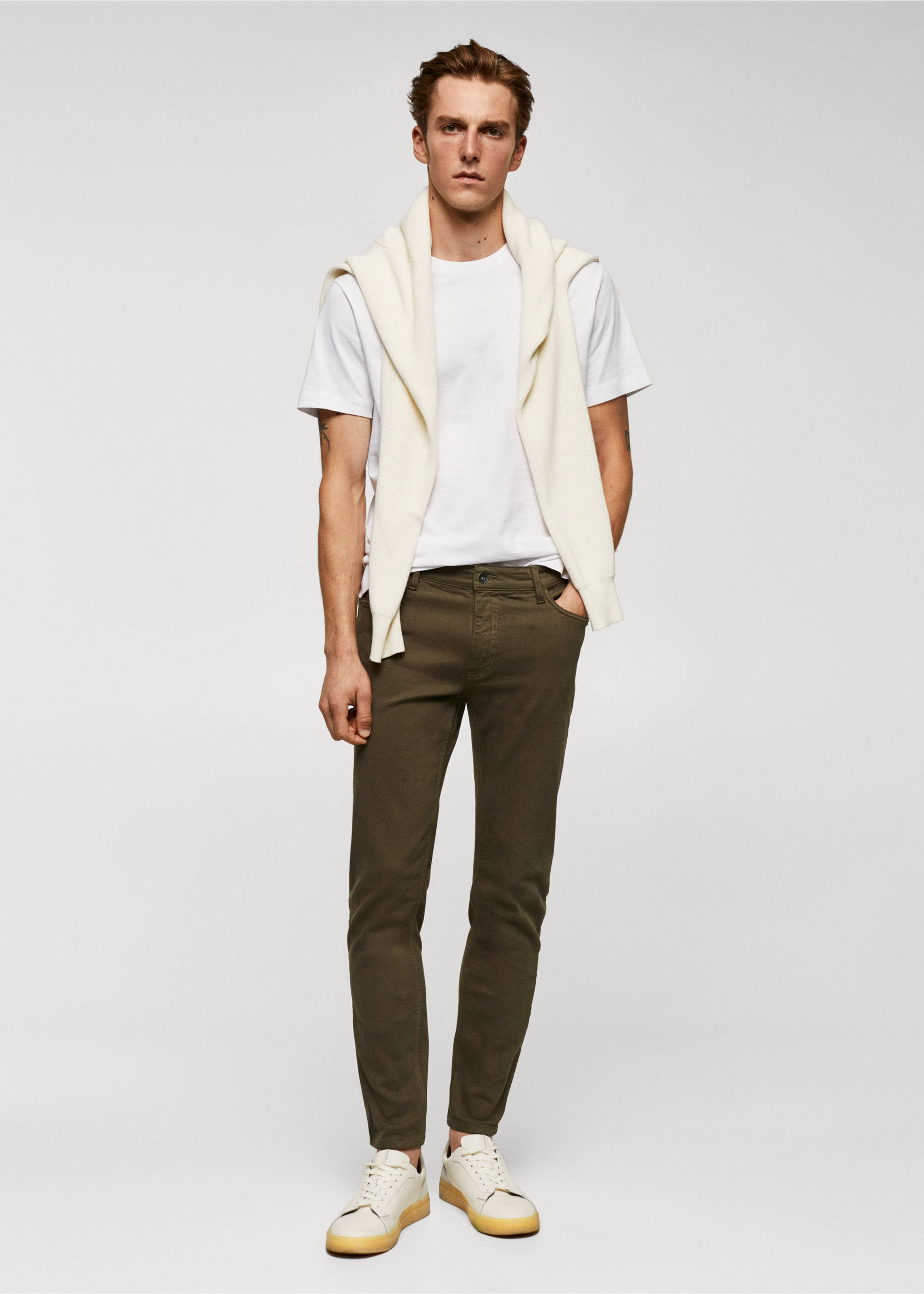 Skinny colour Billy jeans - General plane, Khaki. Ref: 57014409-00.