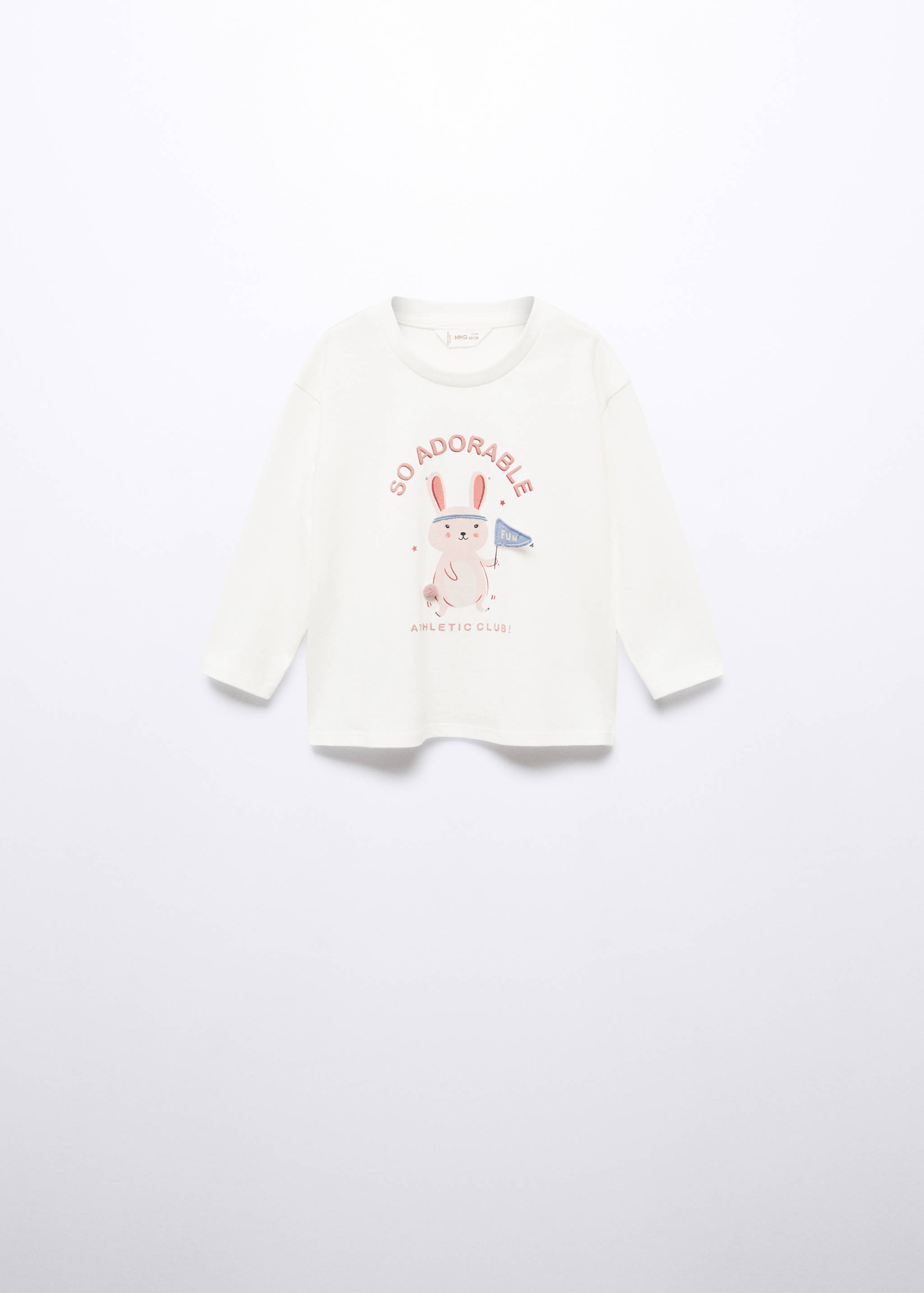 Printed cotton-blend T-shirt - Article without model