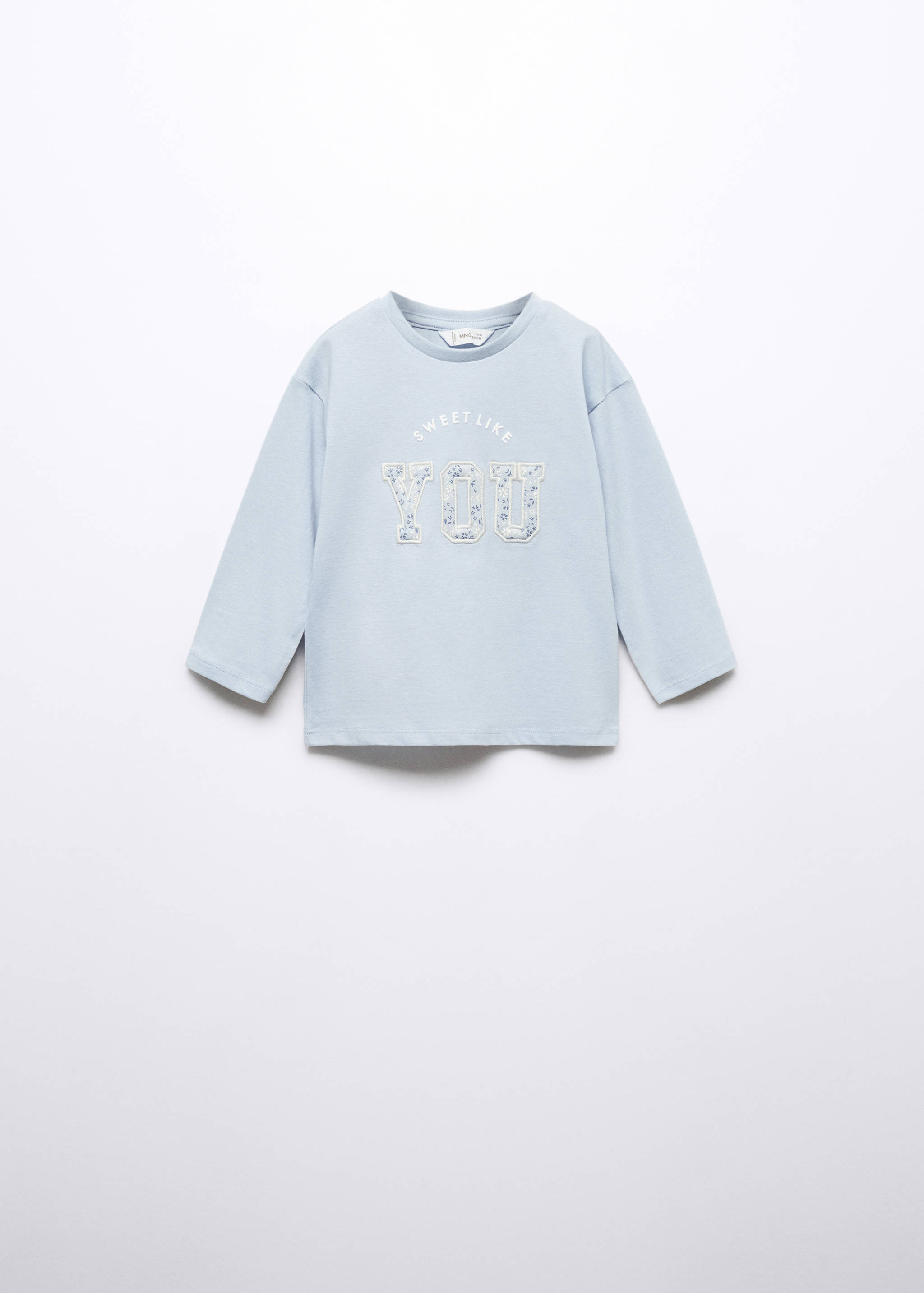 Printed cotton-blend T-shirt - Article without model