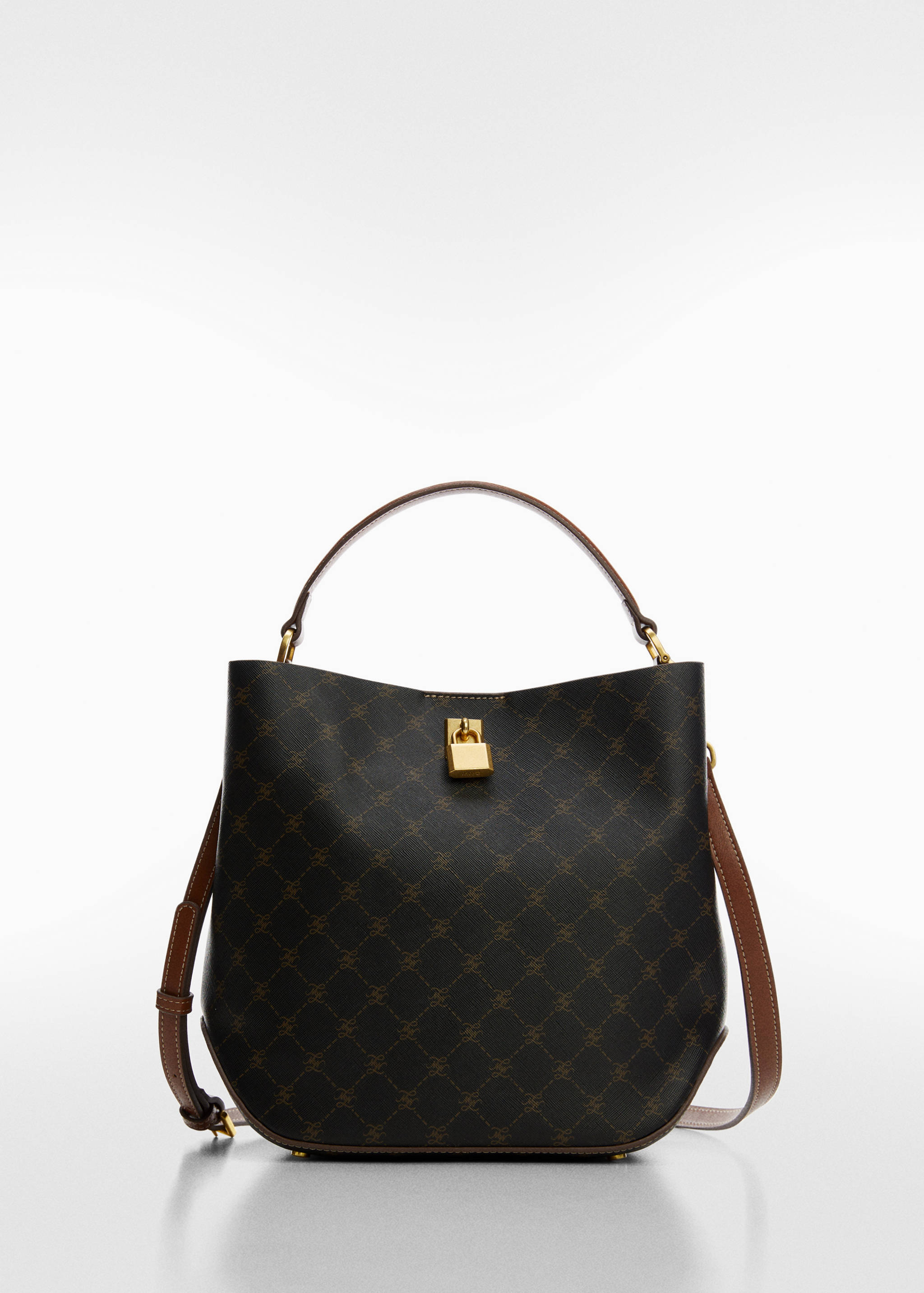 Kabelka shopper s visacím zámkem - Zboží bez modelu