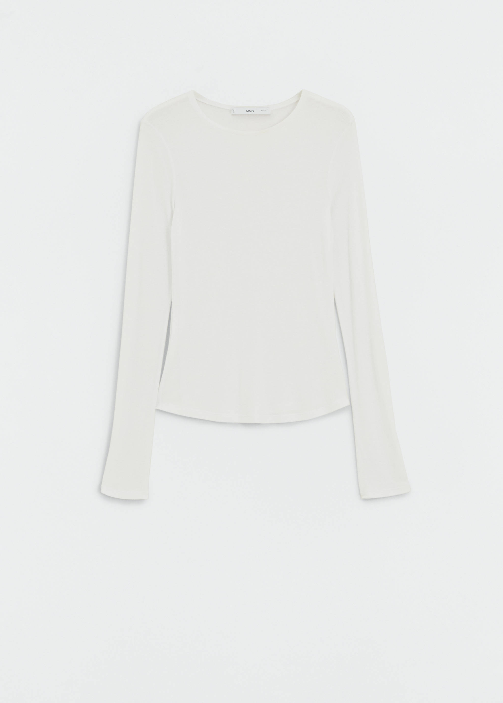 Long-sleeved fitted t-shirt - Article without model