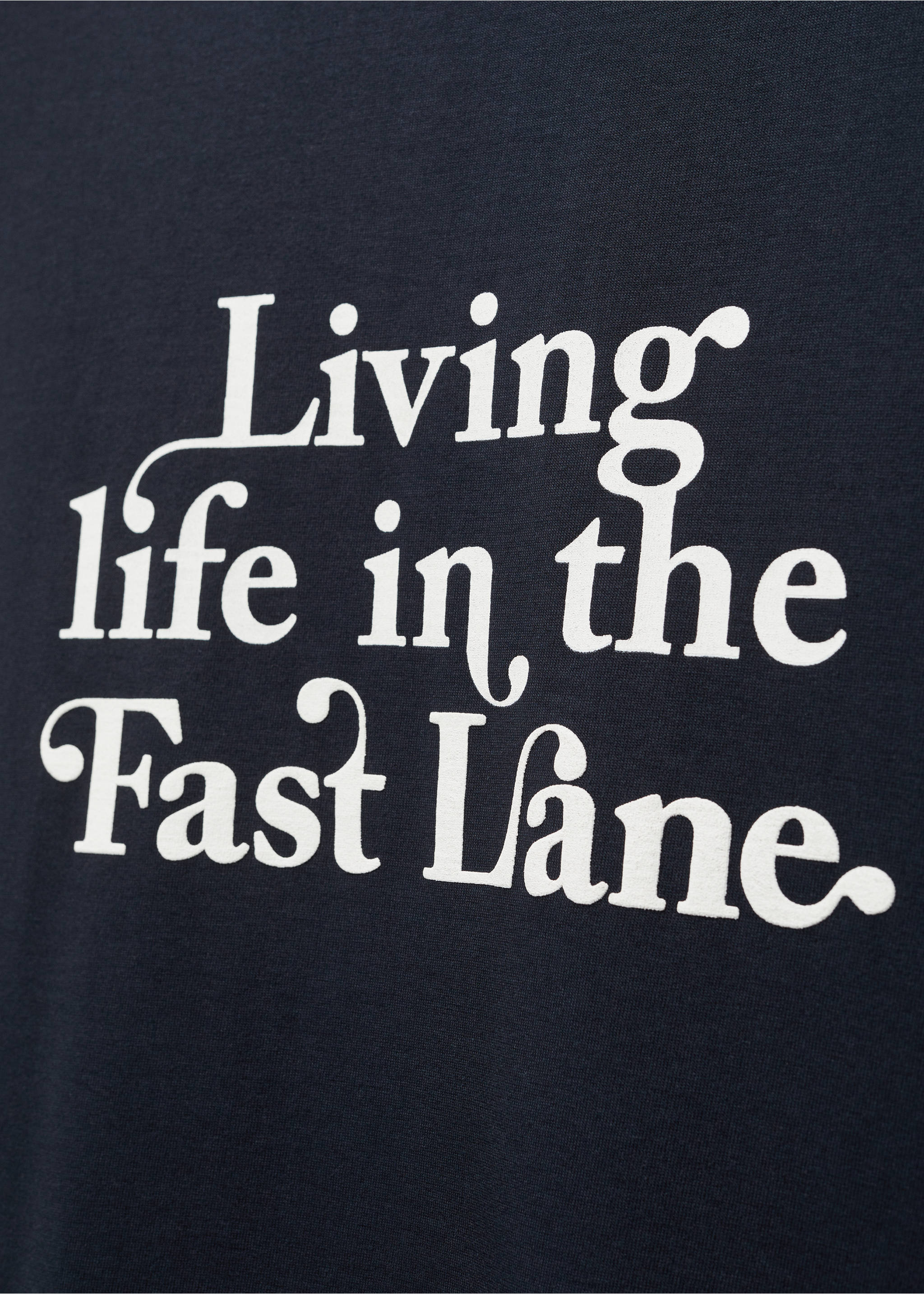 100% cotton printed t-shirt - Details of the article 8, Navy. Ref: 57014433-00.