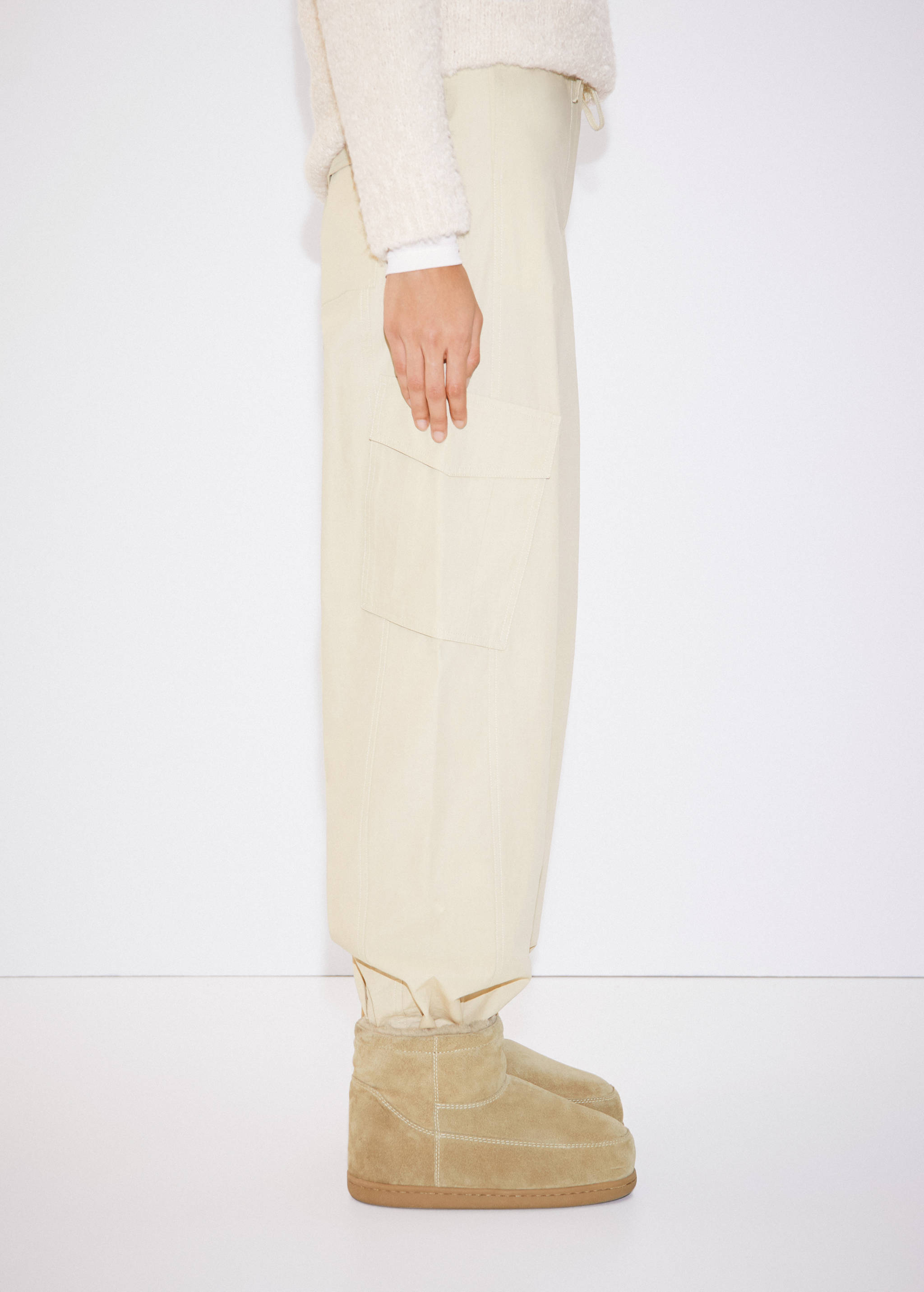 Calças cargo algodão - Pormenor do artigo 6