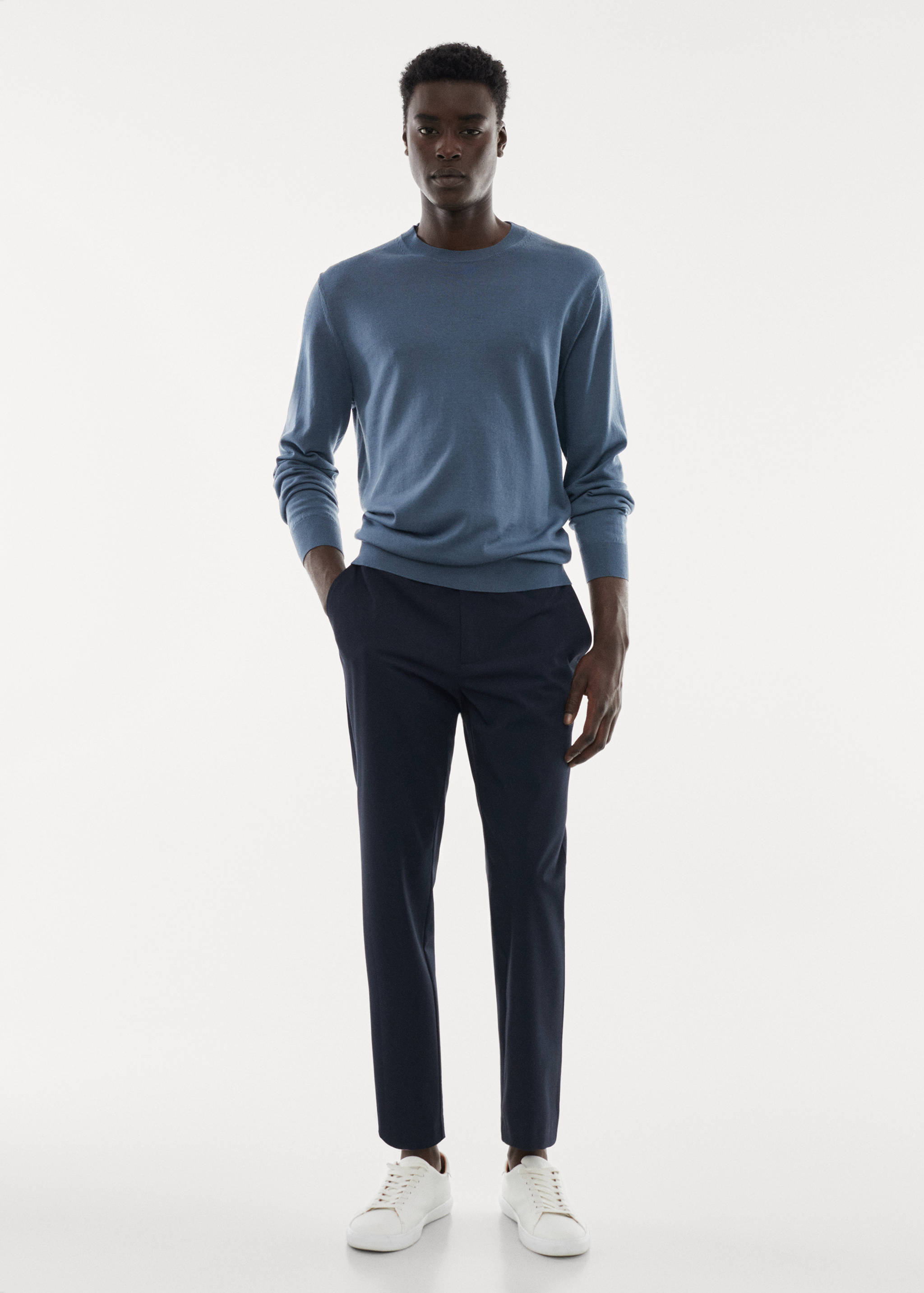 Waschbarer Pullover aus Merinowolle - Allgemeine Ansicht