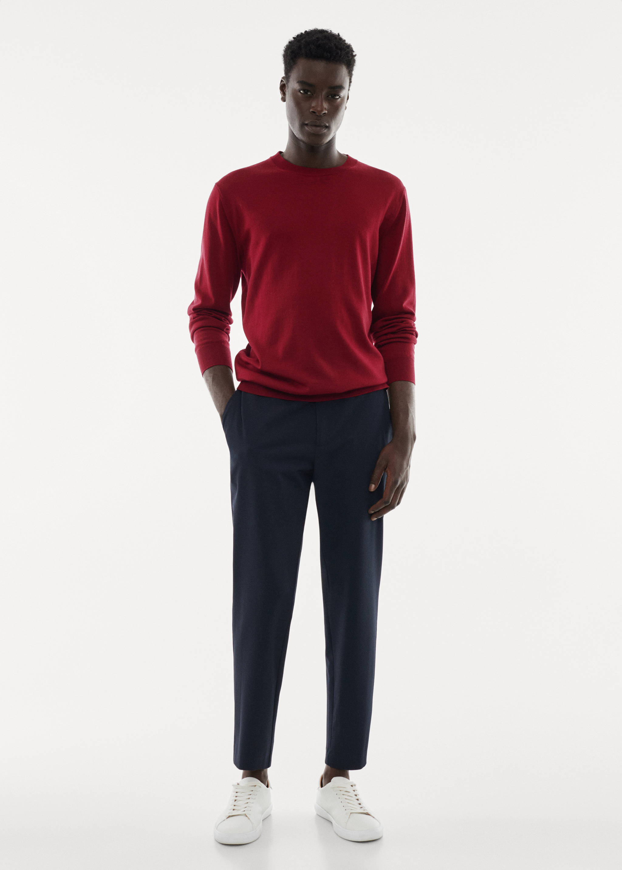 Waschbarer Pullover aus Merinowolle - Allgemeine Ansicht