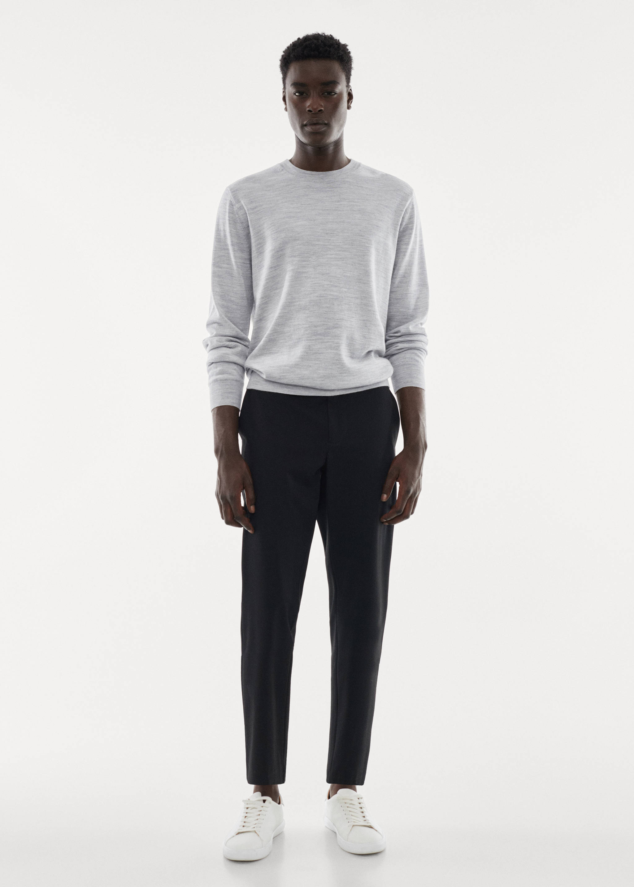 Waschbarer Pullover aus Merinowolle - Allgemeine Ansicht