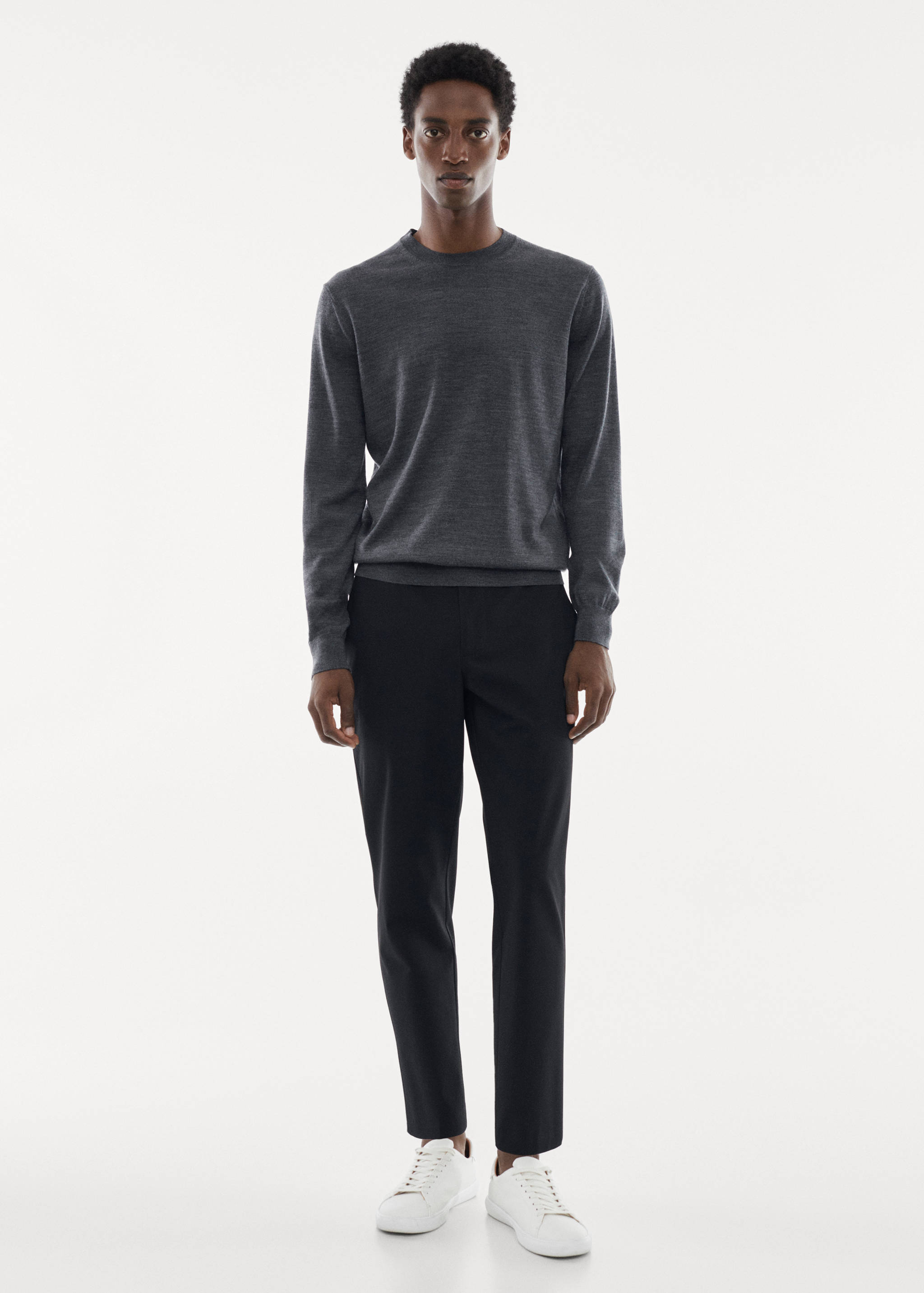Waschbarer Pullover aus Merinowolle - Allgemeine Ansicht