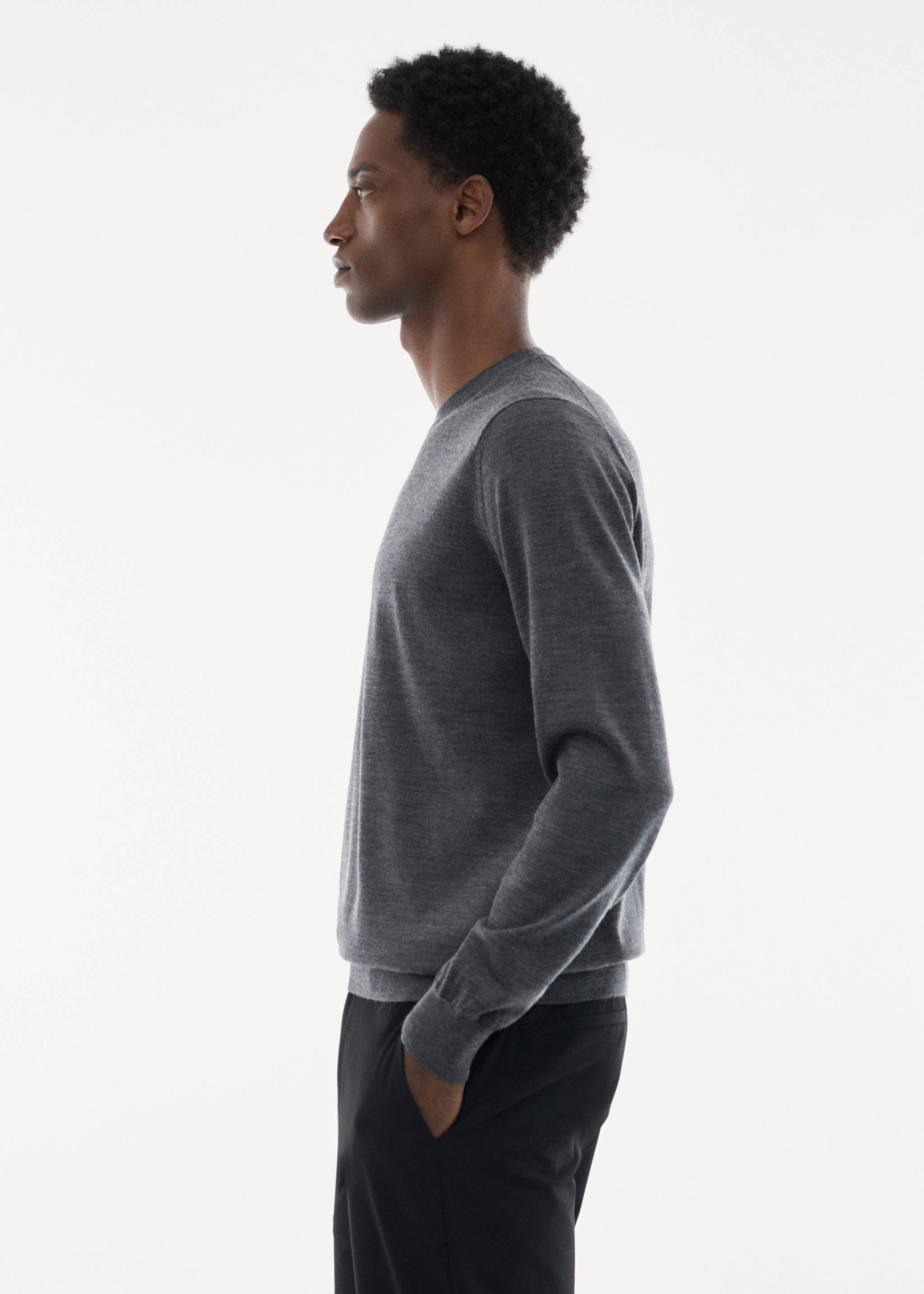 Waschbarer Pullover aus Merinowolle - Detail des Artikels 2