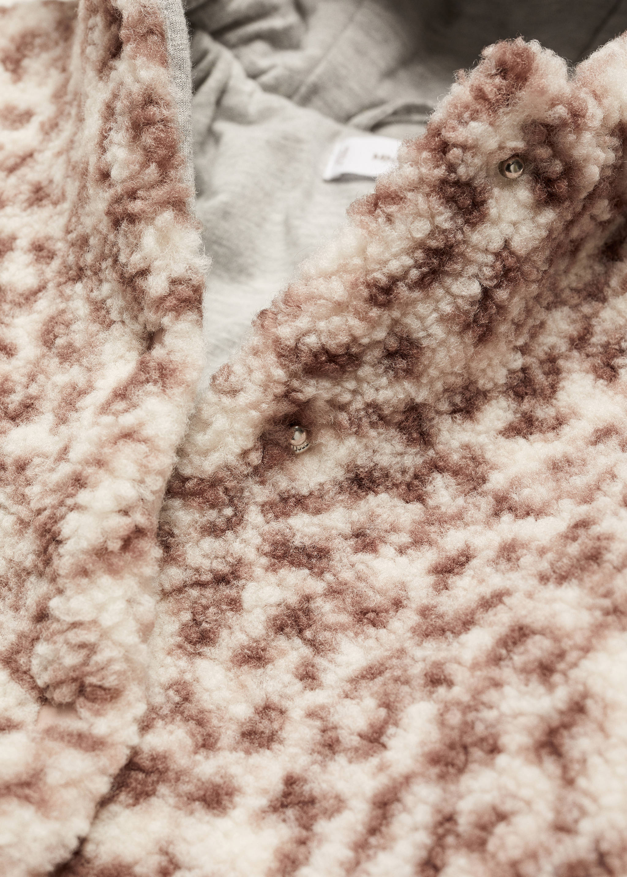 Shearlingmantel mit Kapuze - Detail des Artikels 8