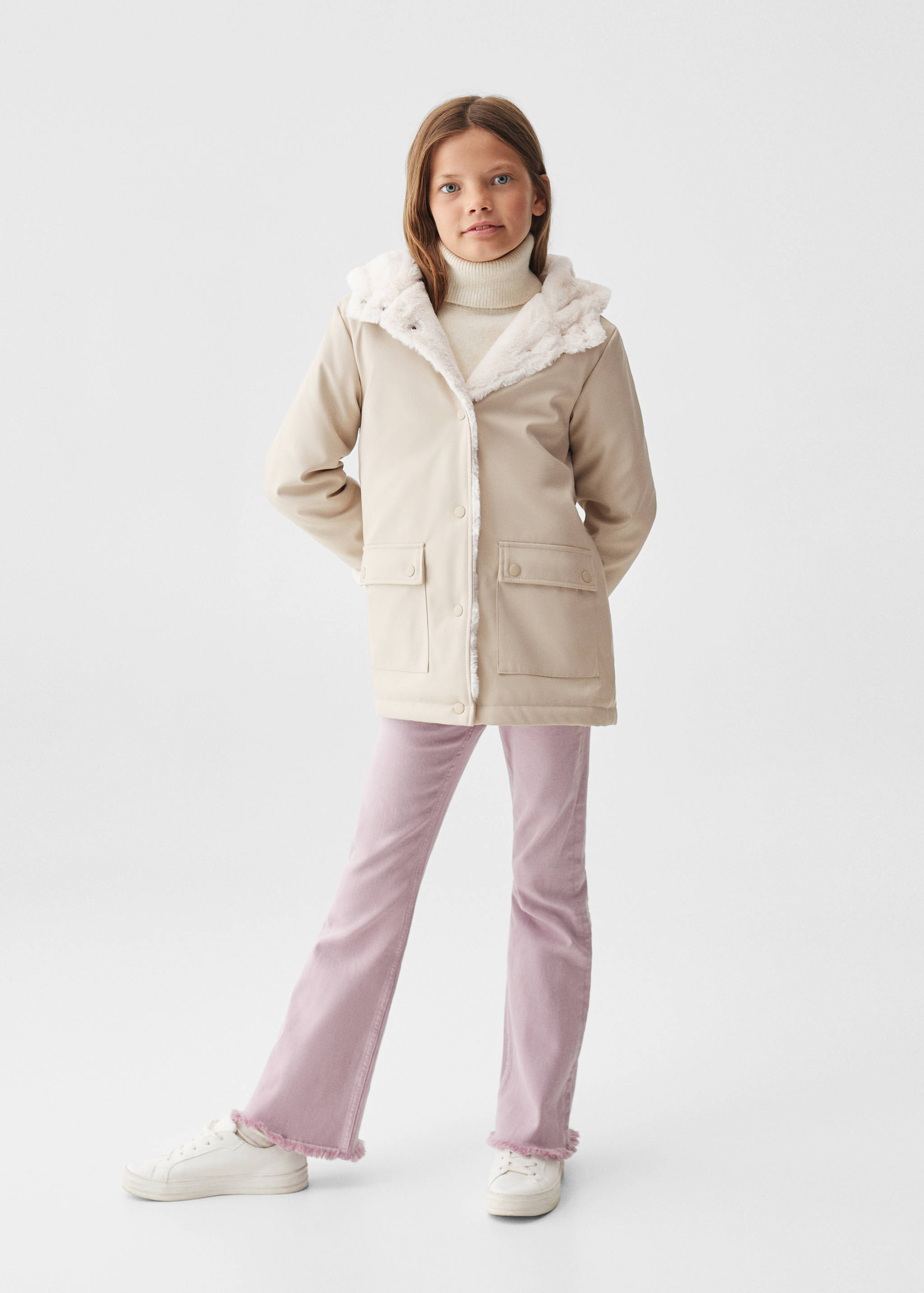 Parka mit Futter in Lammfelloptik - Allgemeine Ansicht