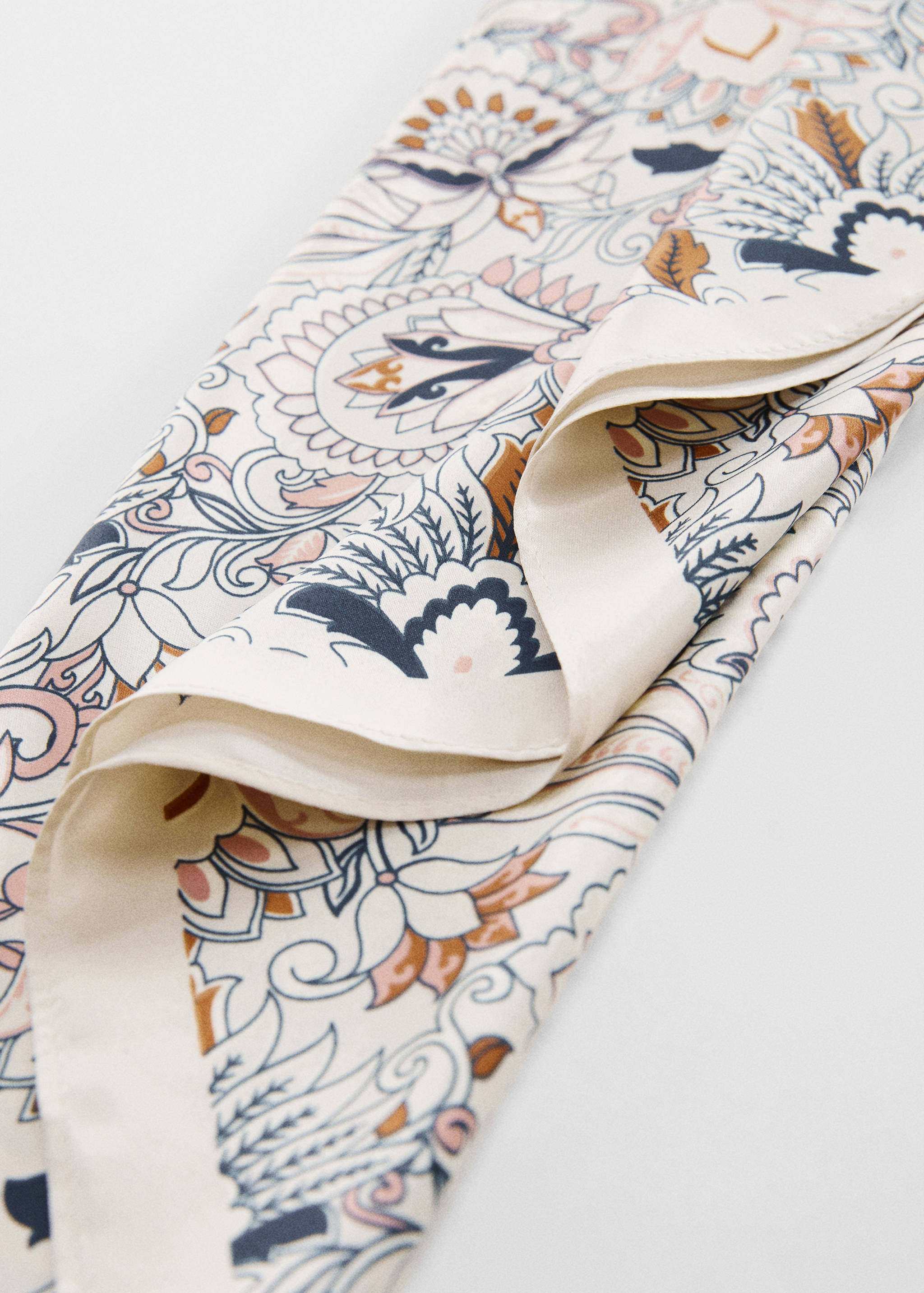 Paisley print scarf - Medium plane