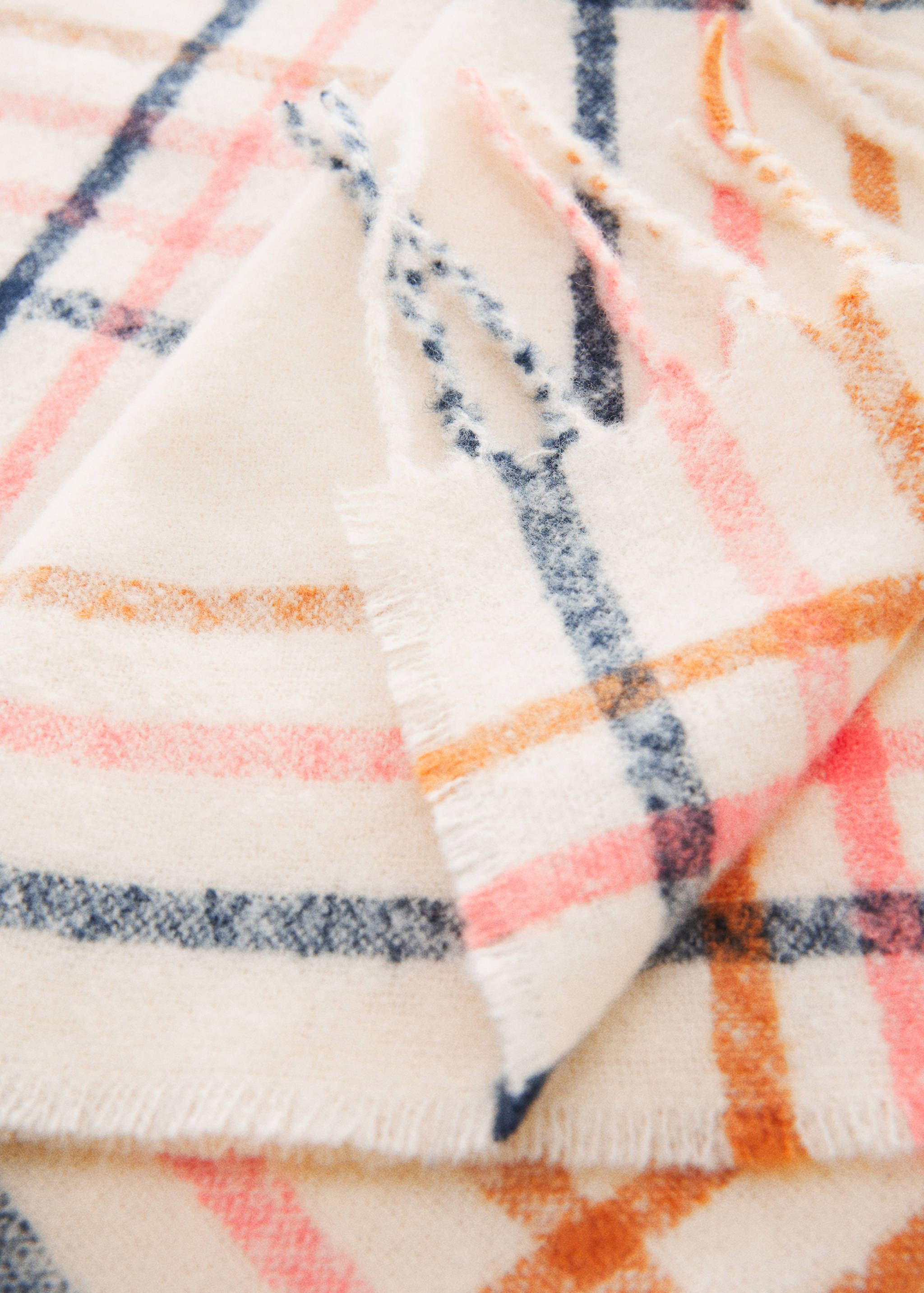 Bufanda quadres serrells - Pla mig