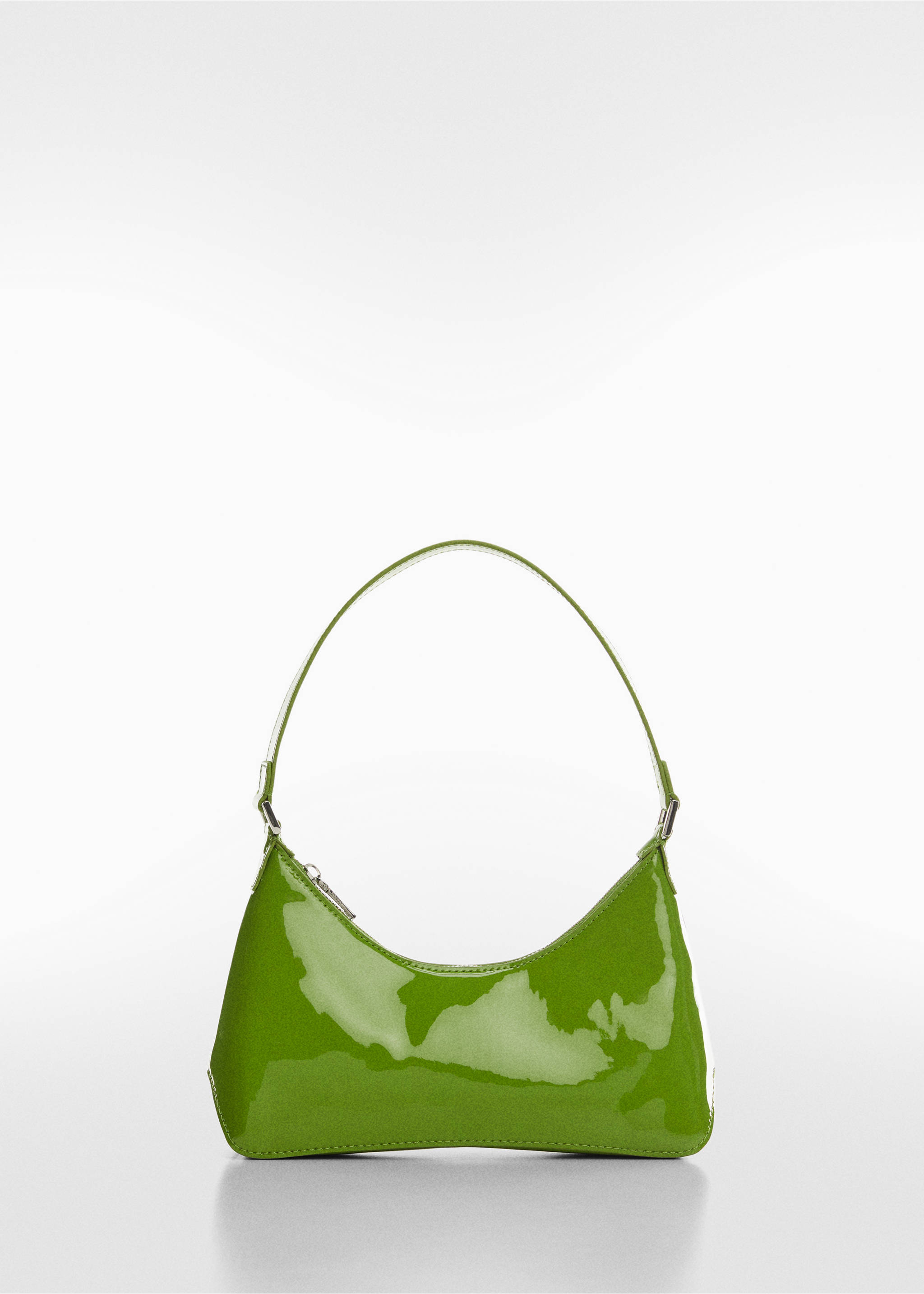 Short-handle shoulder bag - Article without model, Lime. Ref: 57014779-00.