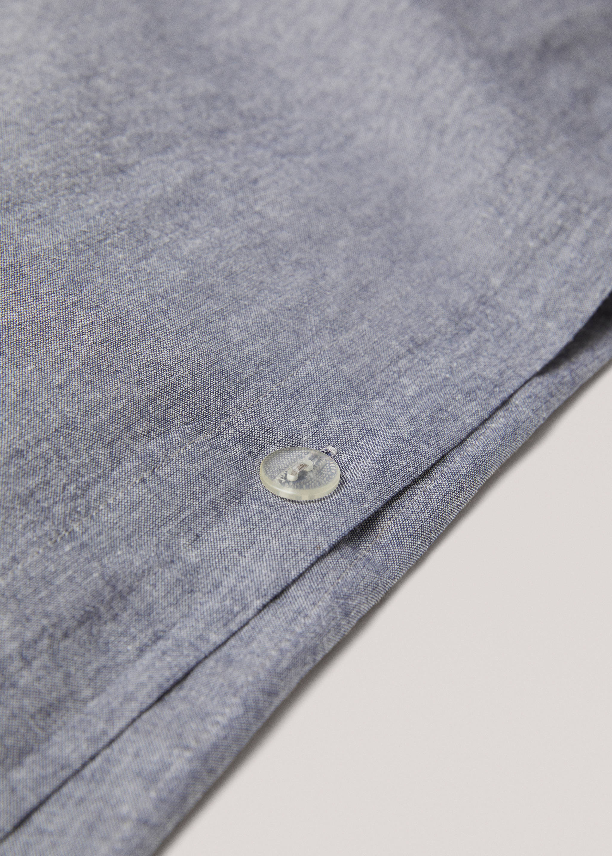 Jeansfarbiger Bettbezug für 150/160 cm Bett - Detail des Artikels 1