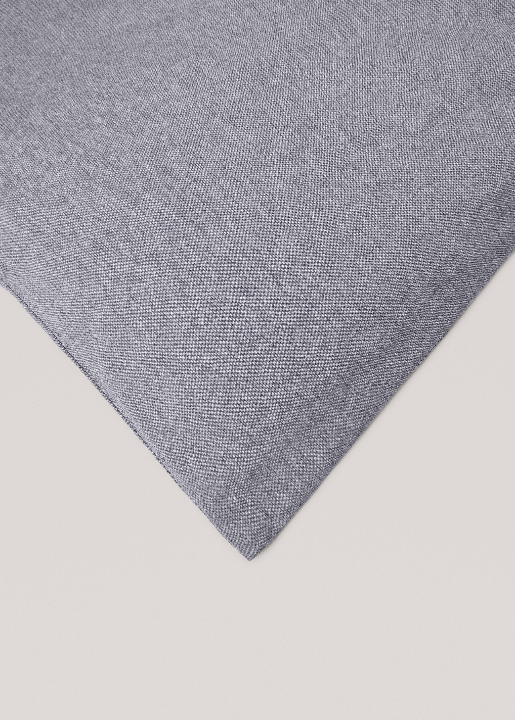 Denim-colour duvet cover Superking bed - Details of the article 2