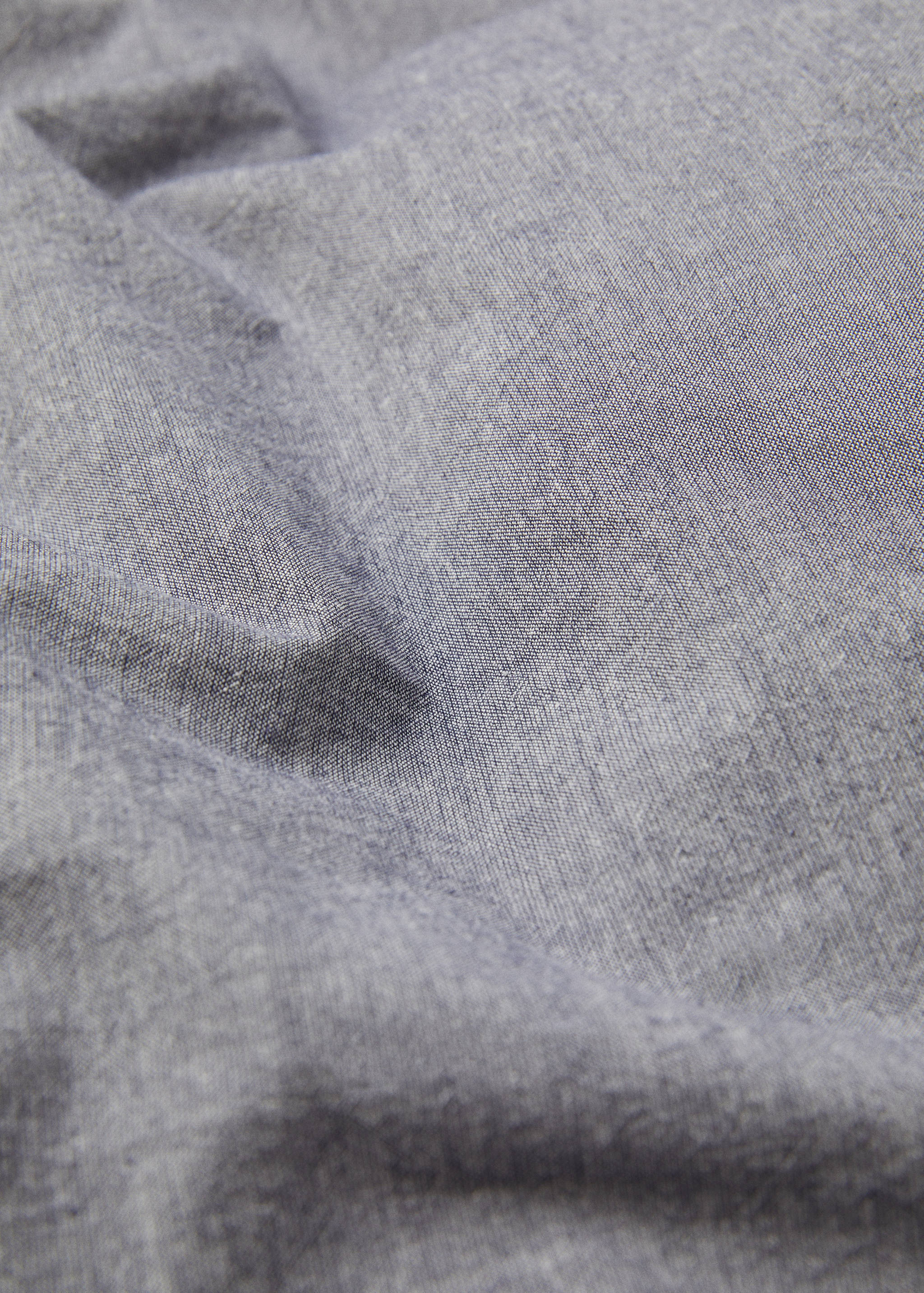 Denim-colour duvet cover Superking bed - Details of the article 3