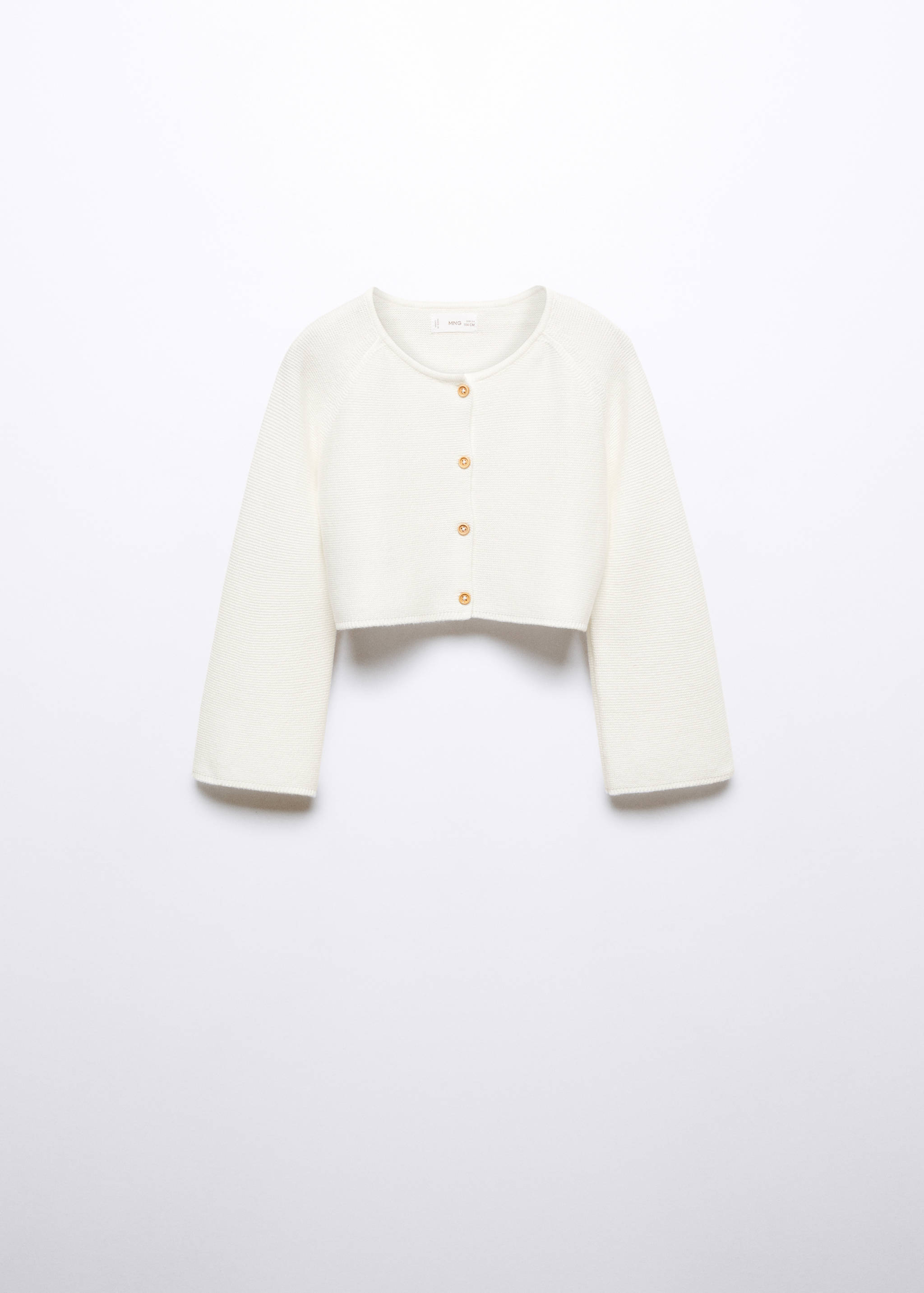Knitted cropped cardigan - Article without model