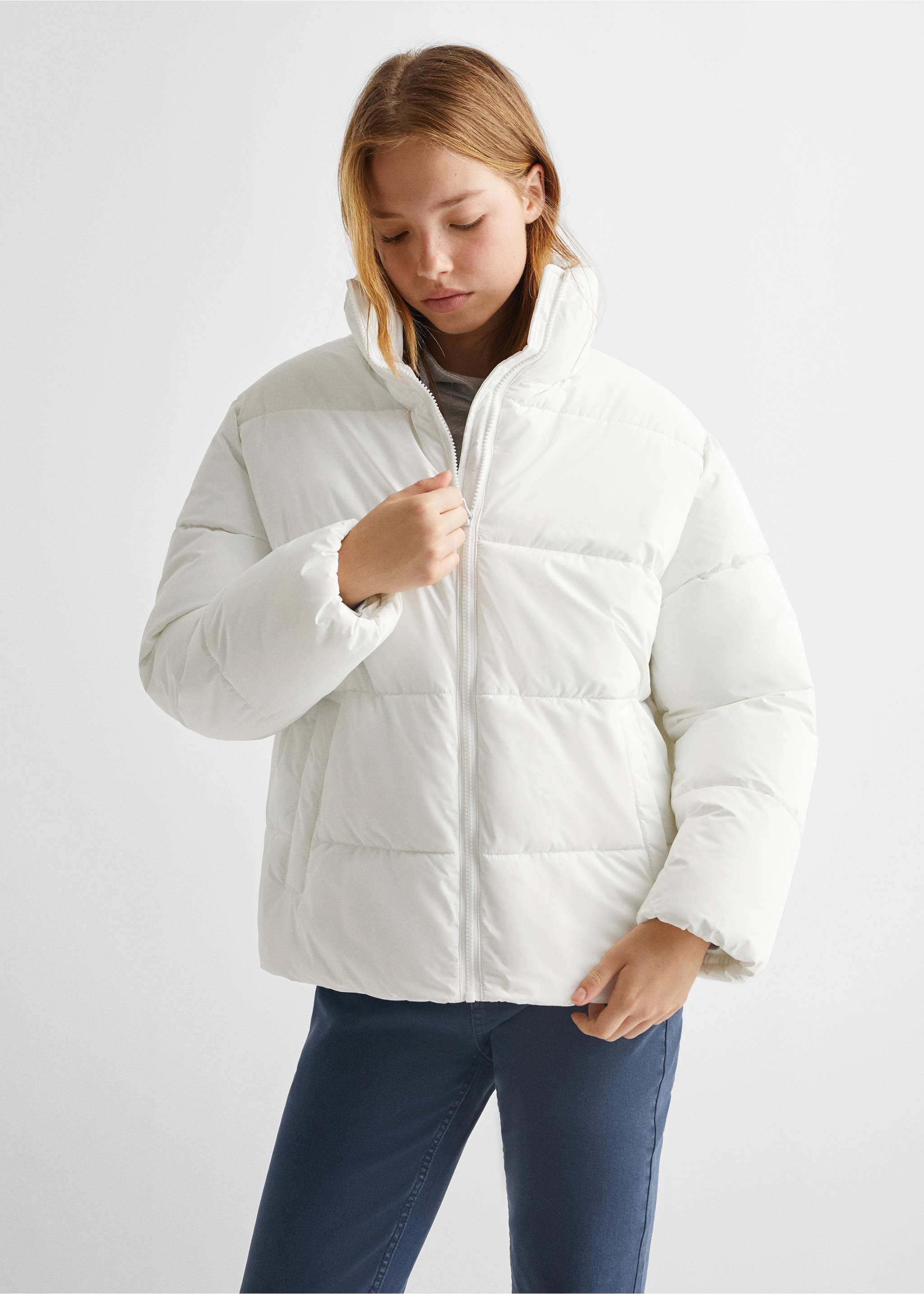 Quilted jacket - Medium plane, Off White. Ref: 57015134-00.