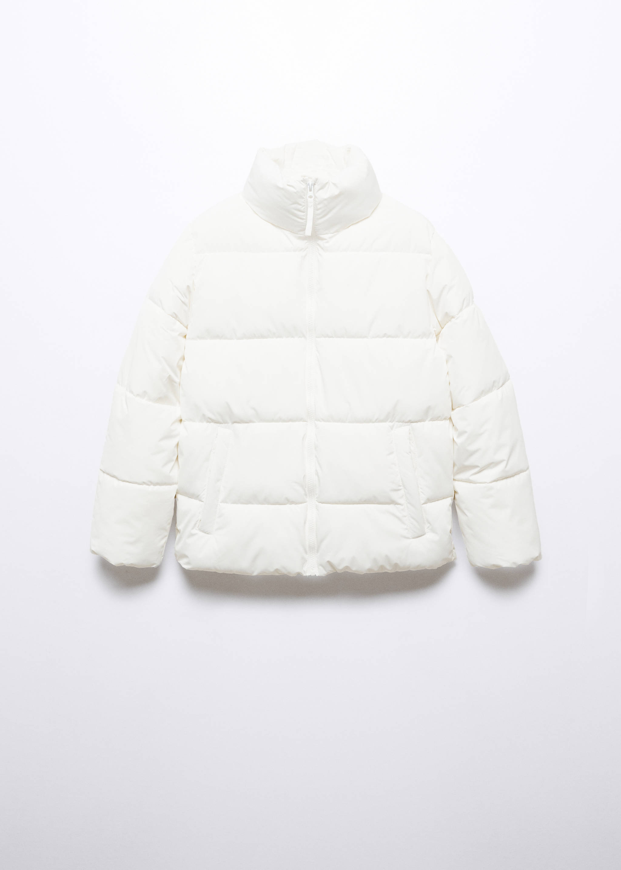 Vattenavstötande vadderad jacka med rombmönster - Artikel utan modell