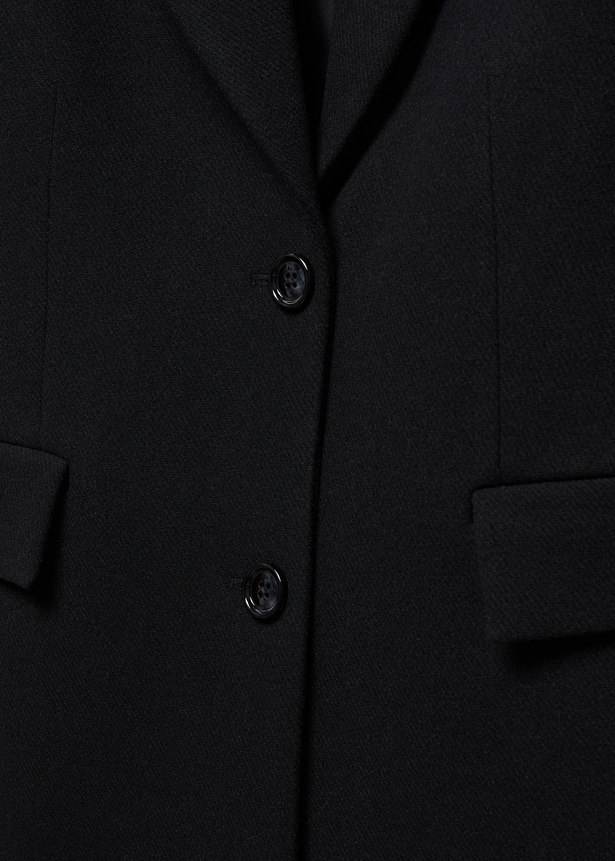 Lapelled straight-cut coat - Details of the article 8