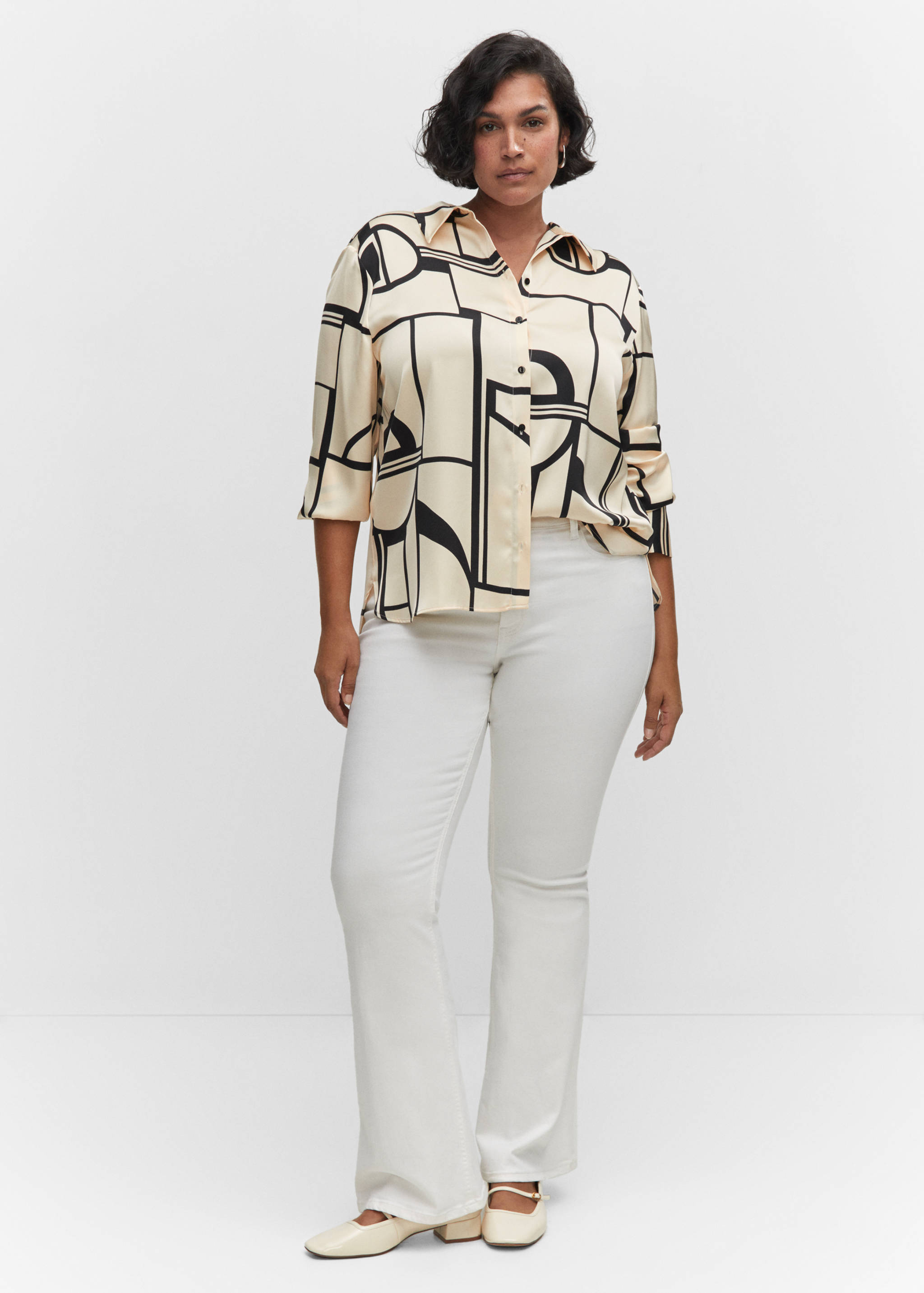 Camisa estampat geomètric - Detall de l'article 3