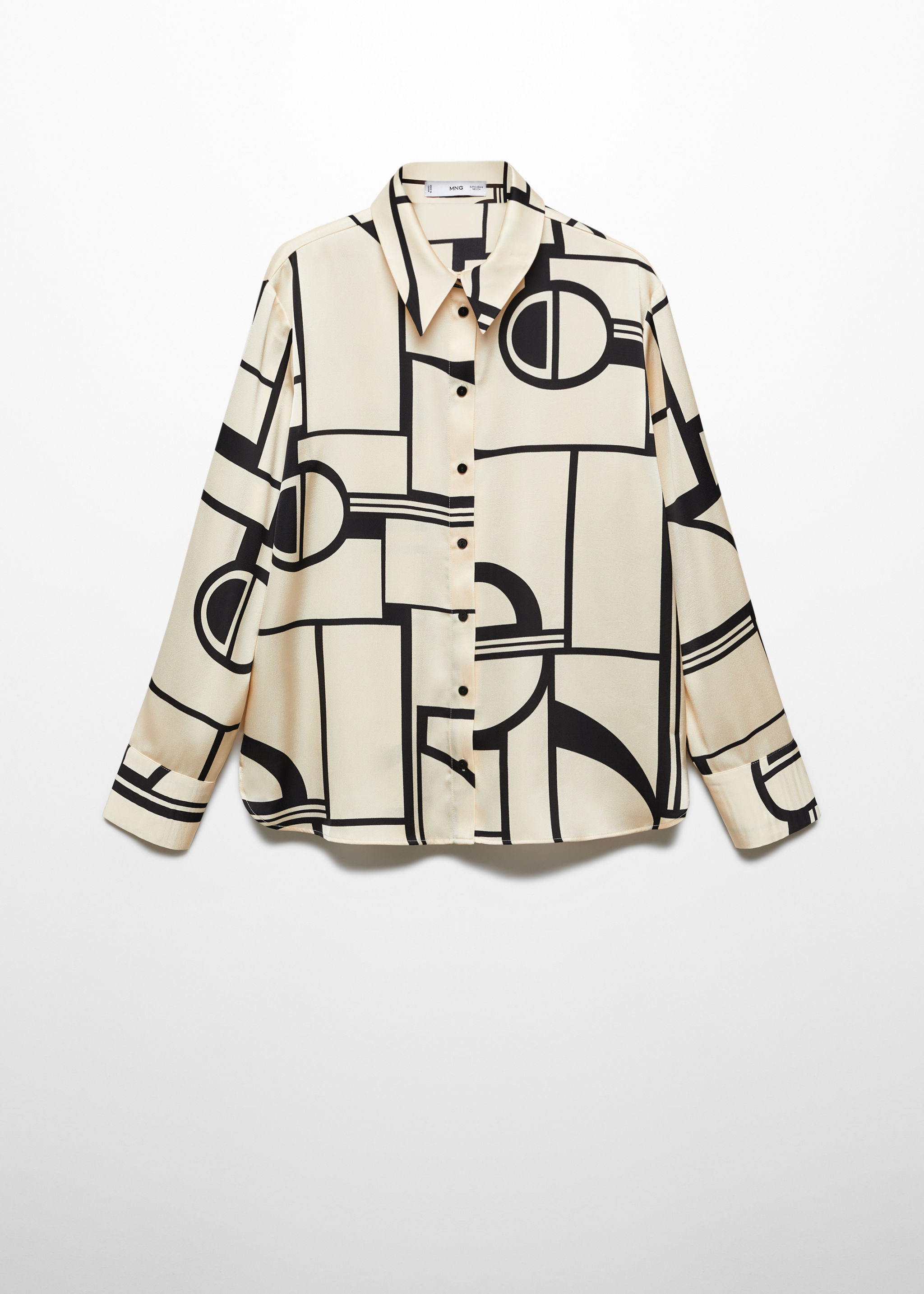 Camisa estampat geomètric - Article sense model