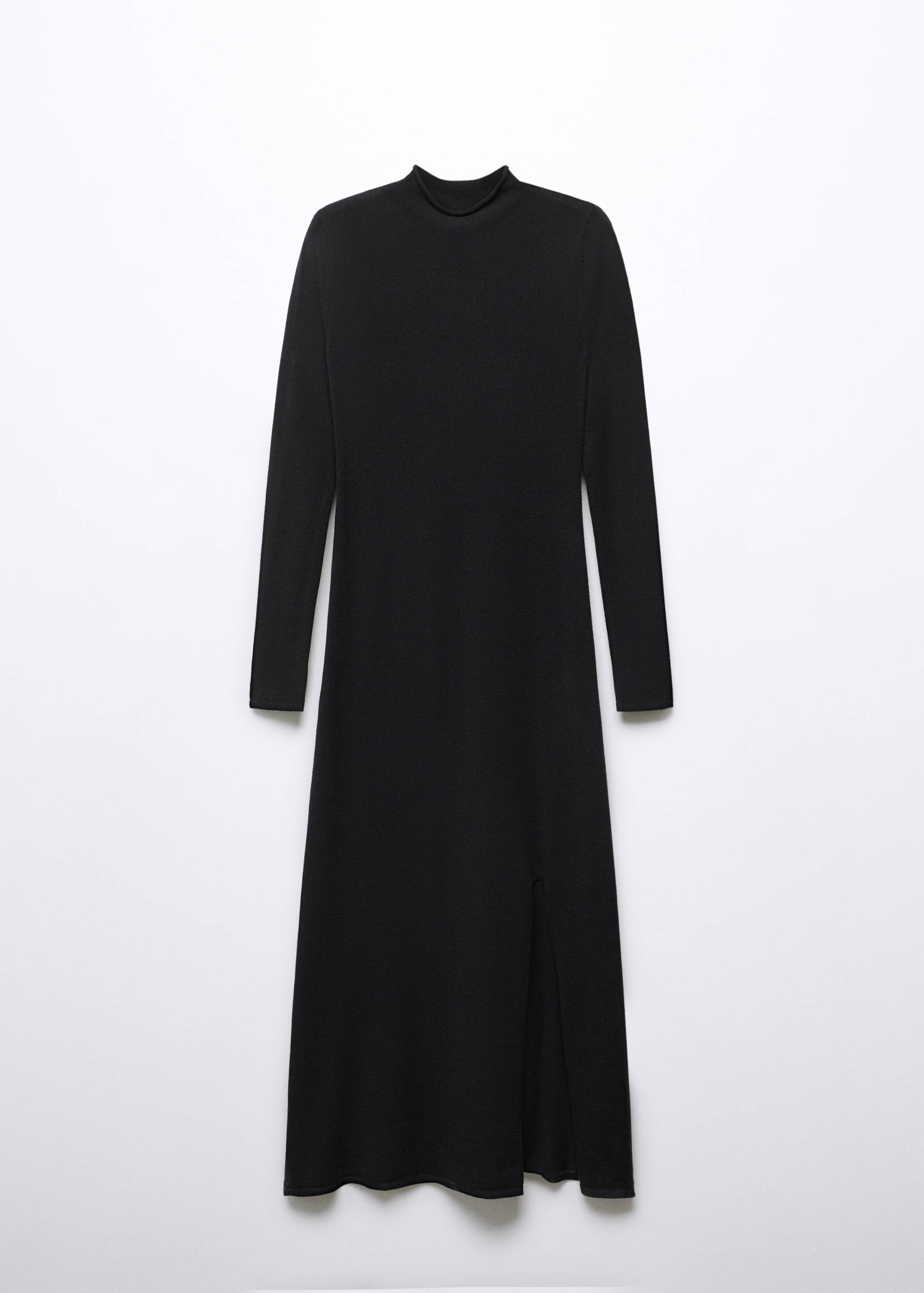 Knitted dress with side slit - Article without model