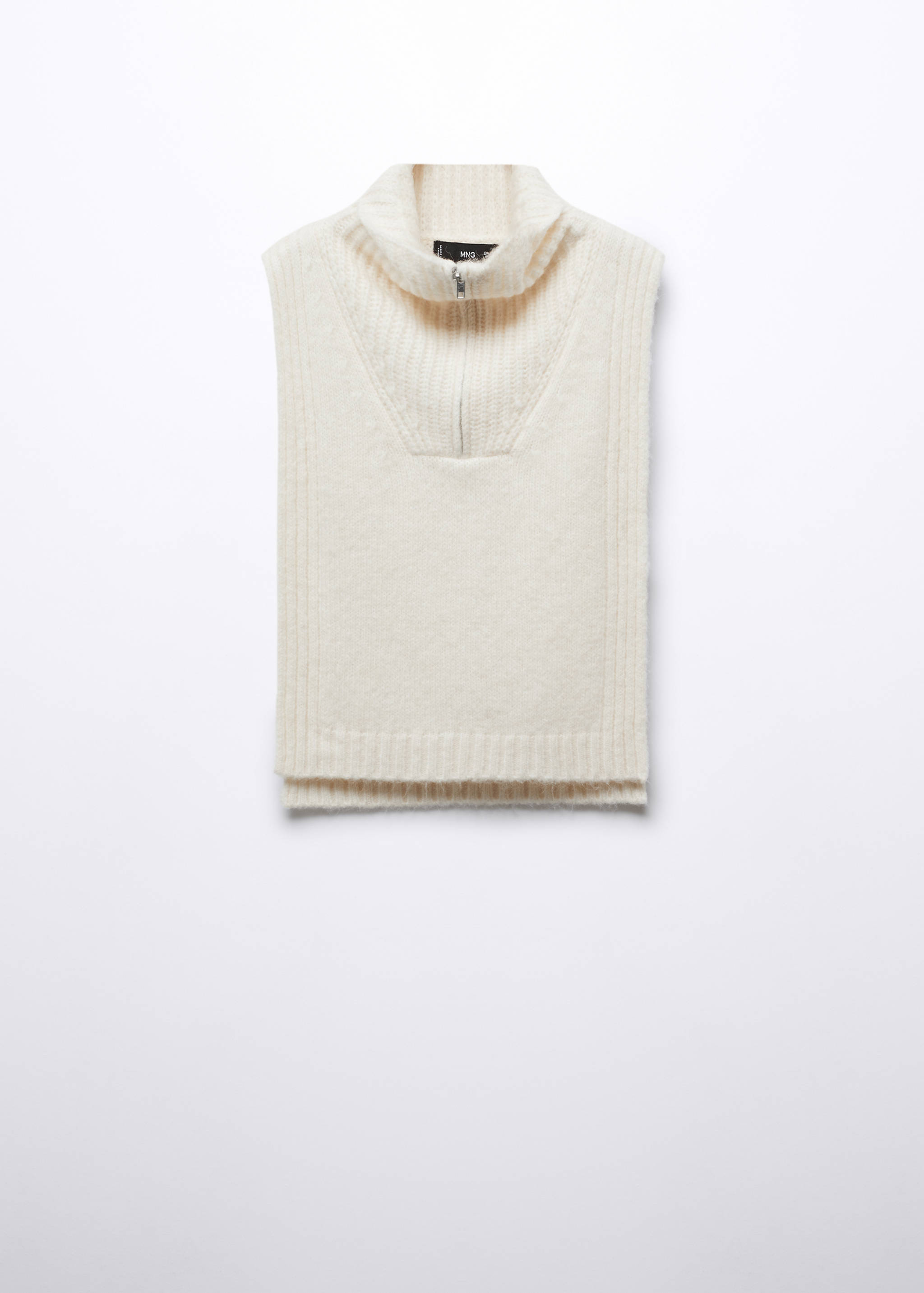 Vesta s průstřihy a výstřihem na zip - Zboží bez modelu