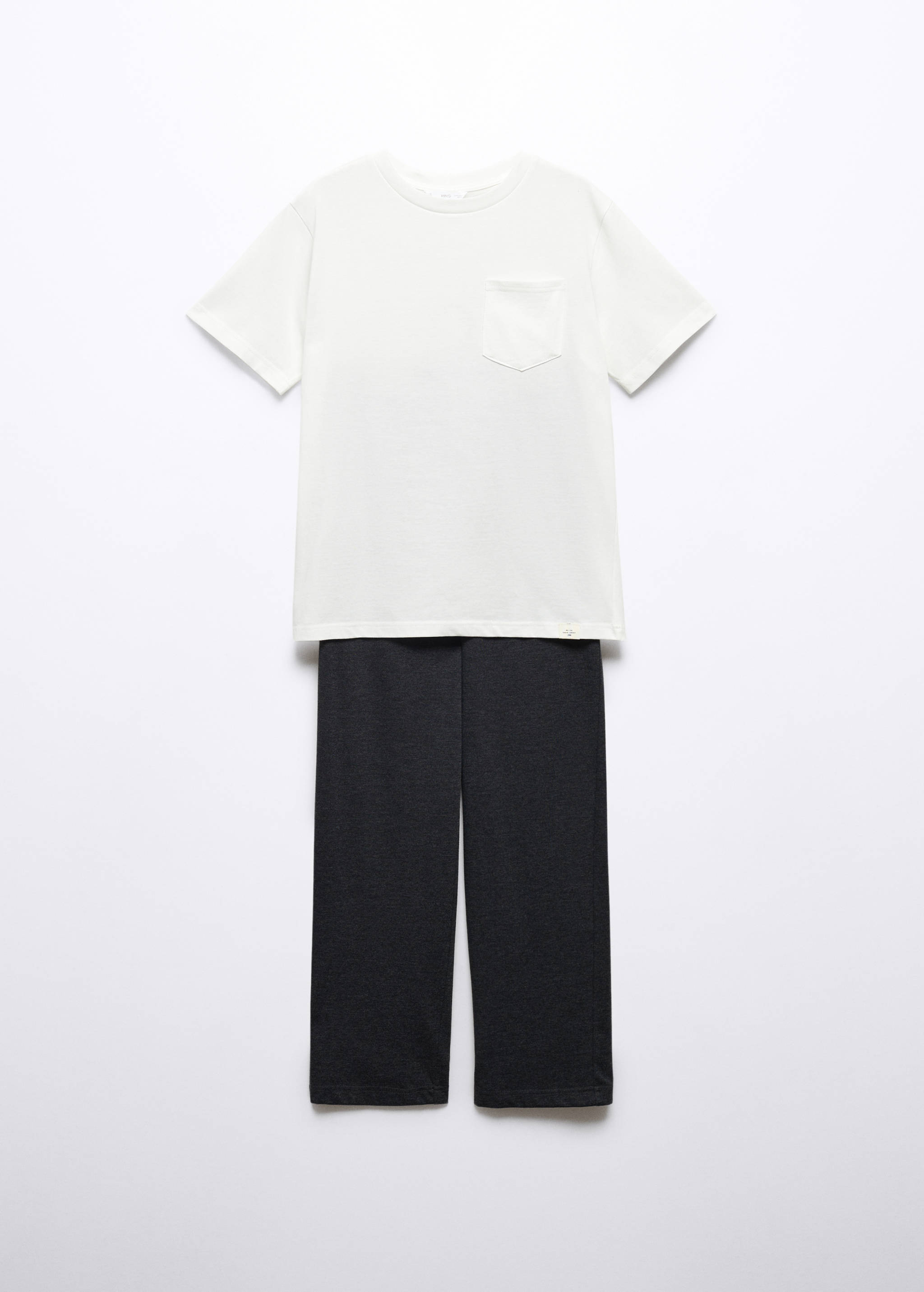 Langer Baumwoll-Pyjama - Artikel ohne Model