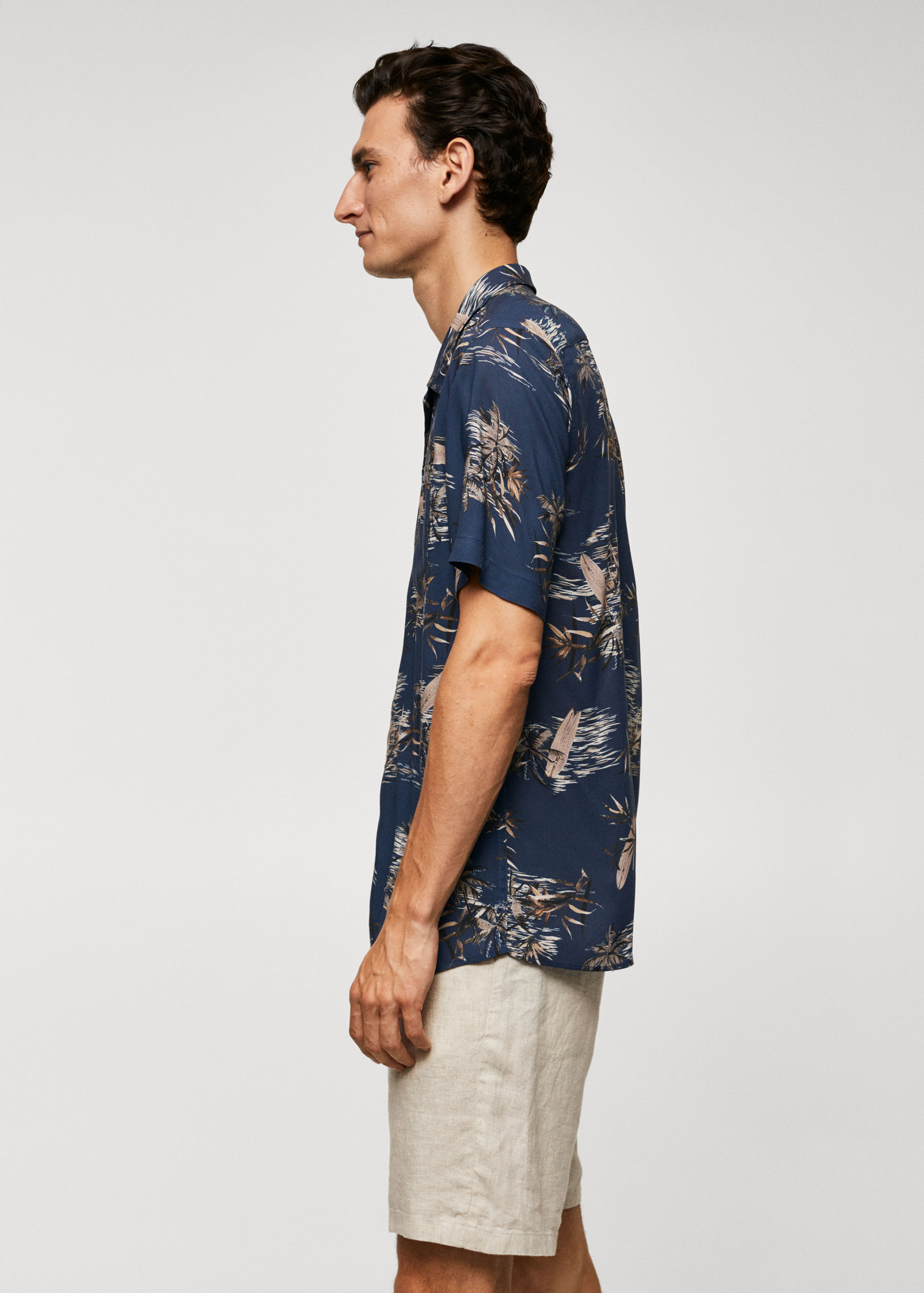 Chemise regular-fit en imprimé feuilles - Détail de l'article 2