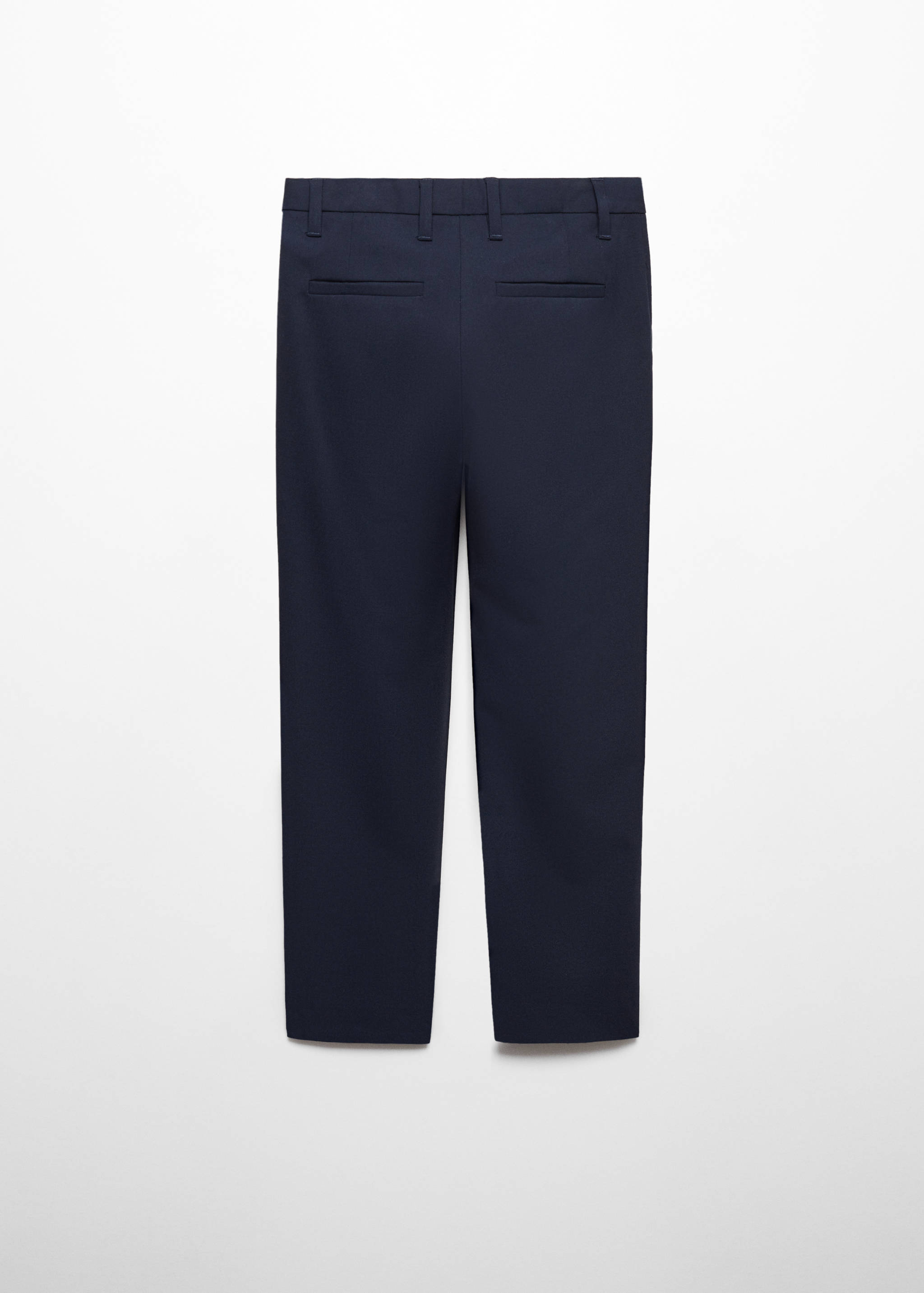 Straight suit trousers - Reverse of the article