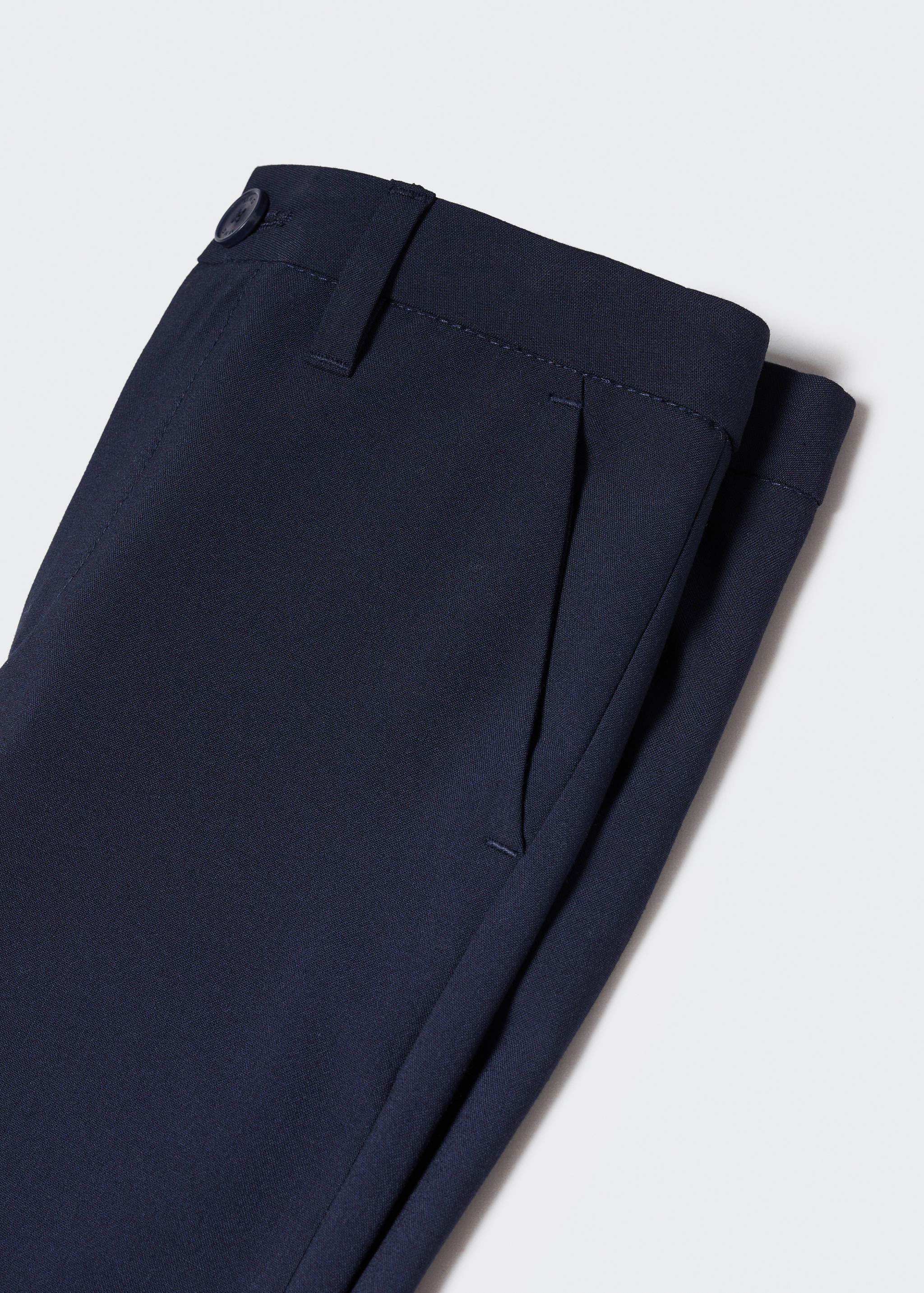 Straight suit trousers - Details of the article 0
