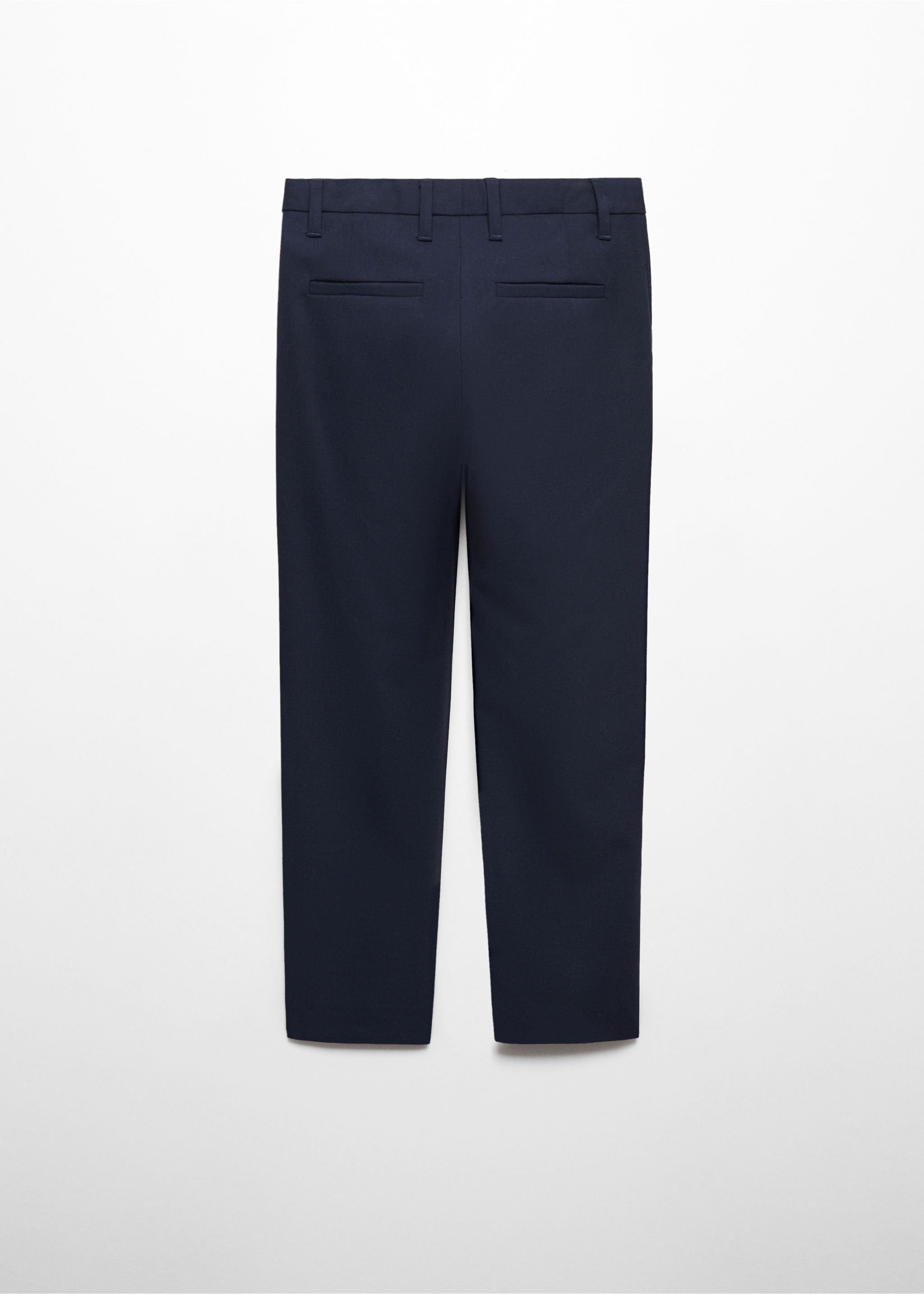 Straight suit trousers - Reverse of the article