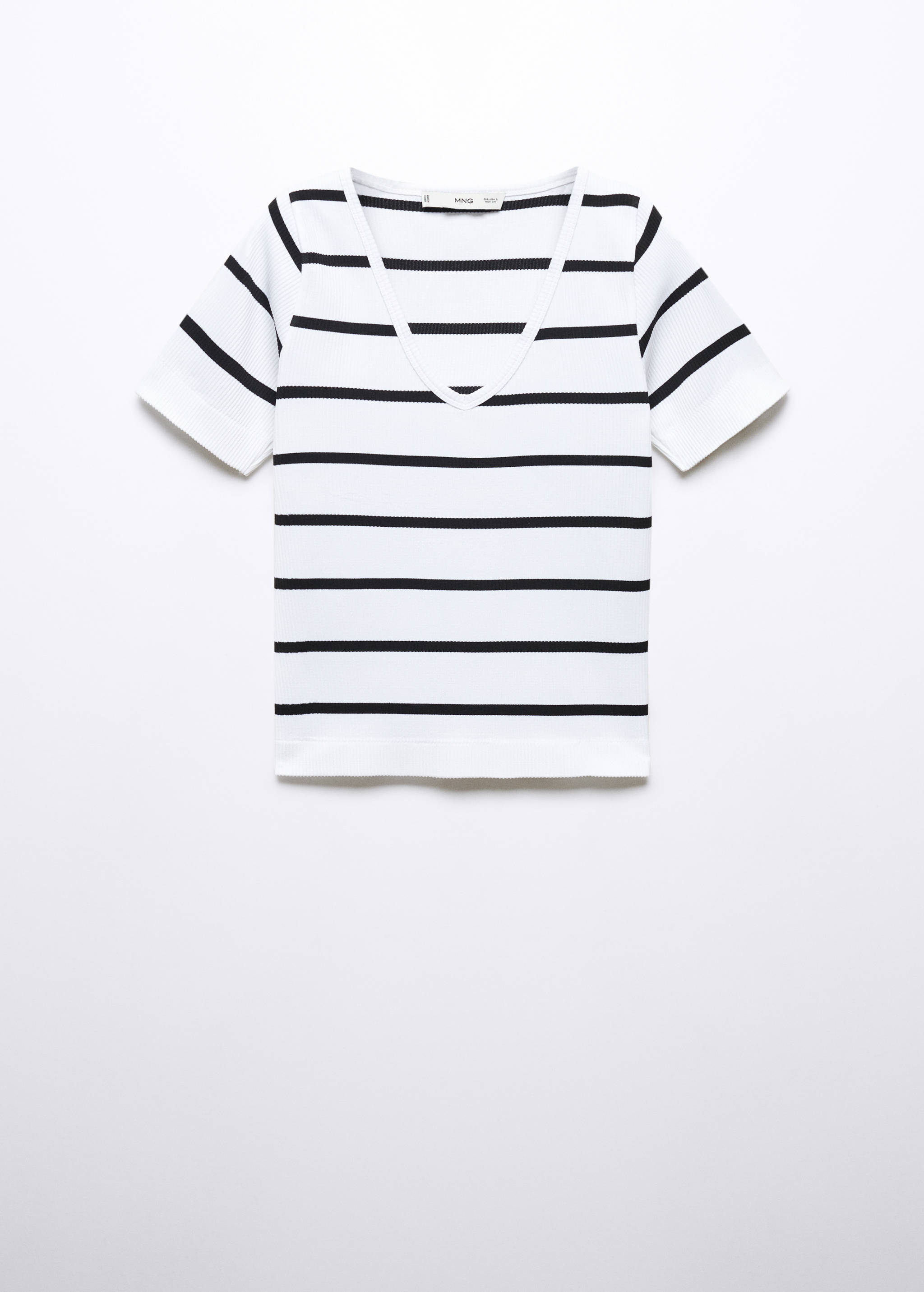 Striped seamless t-shirt - Article without model