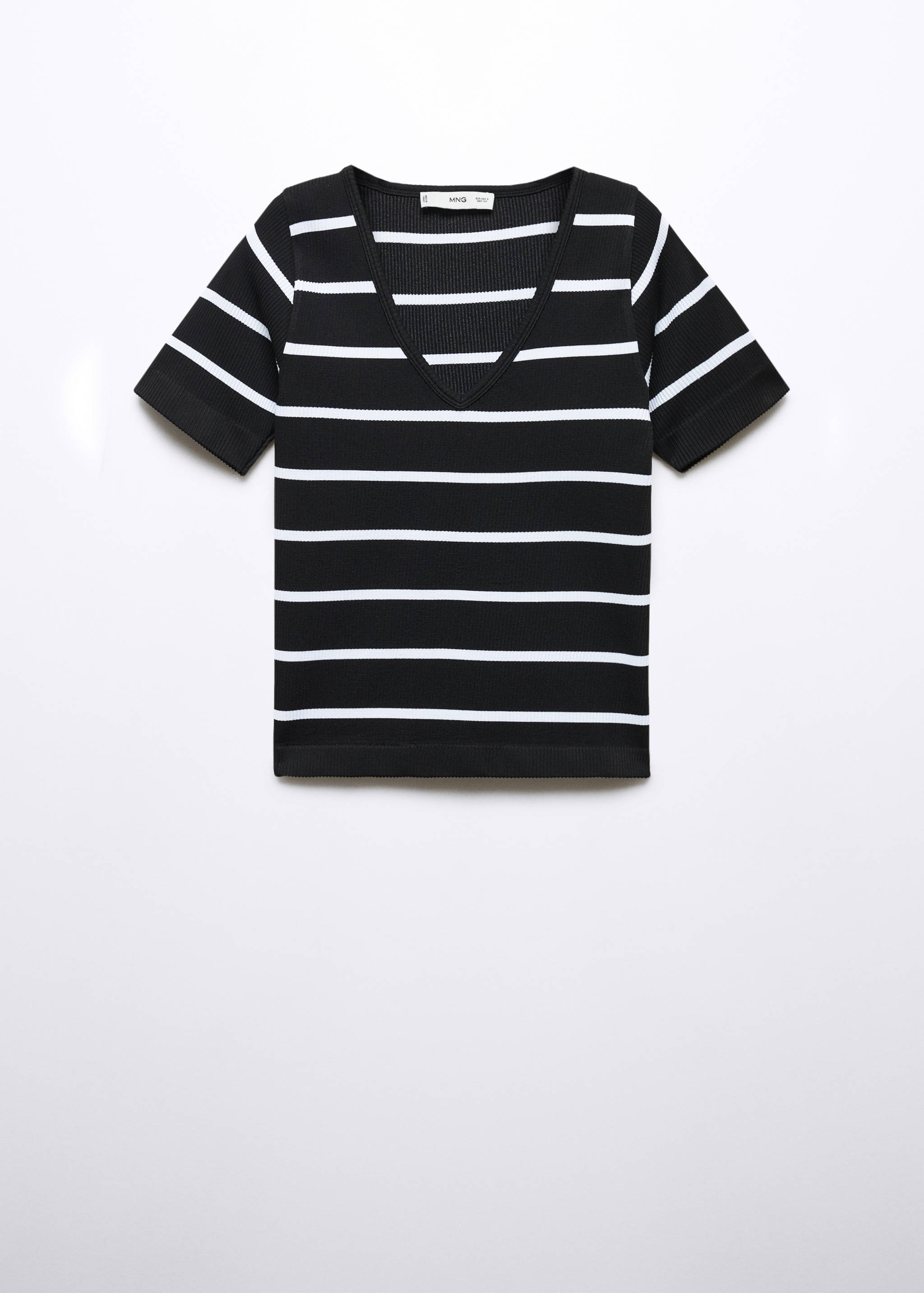 Striped seamless t-shirt - Article without model