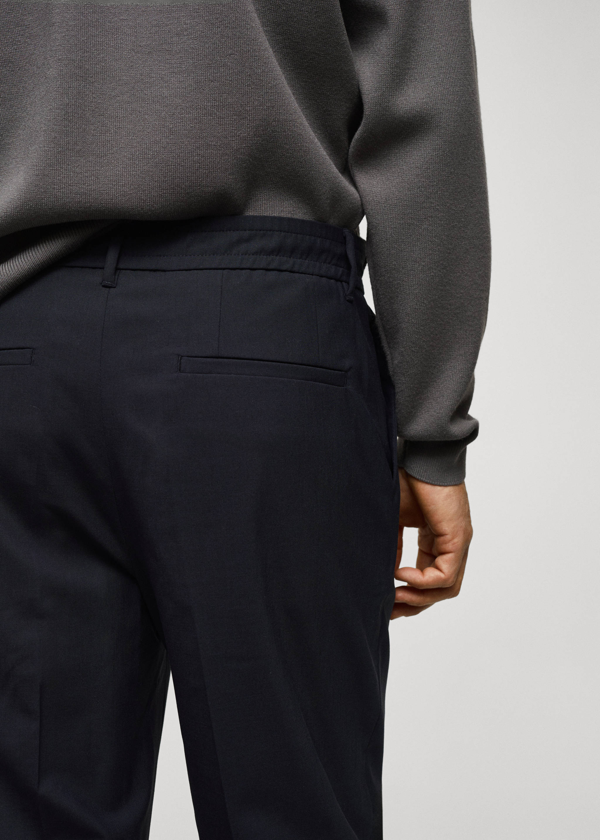 Relaxed-fit wool trousers - Details of the article 6
