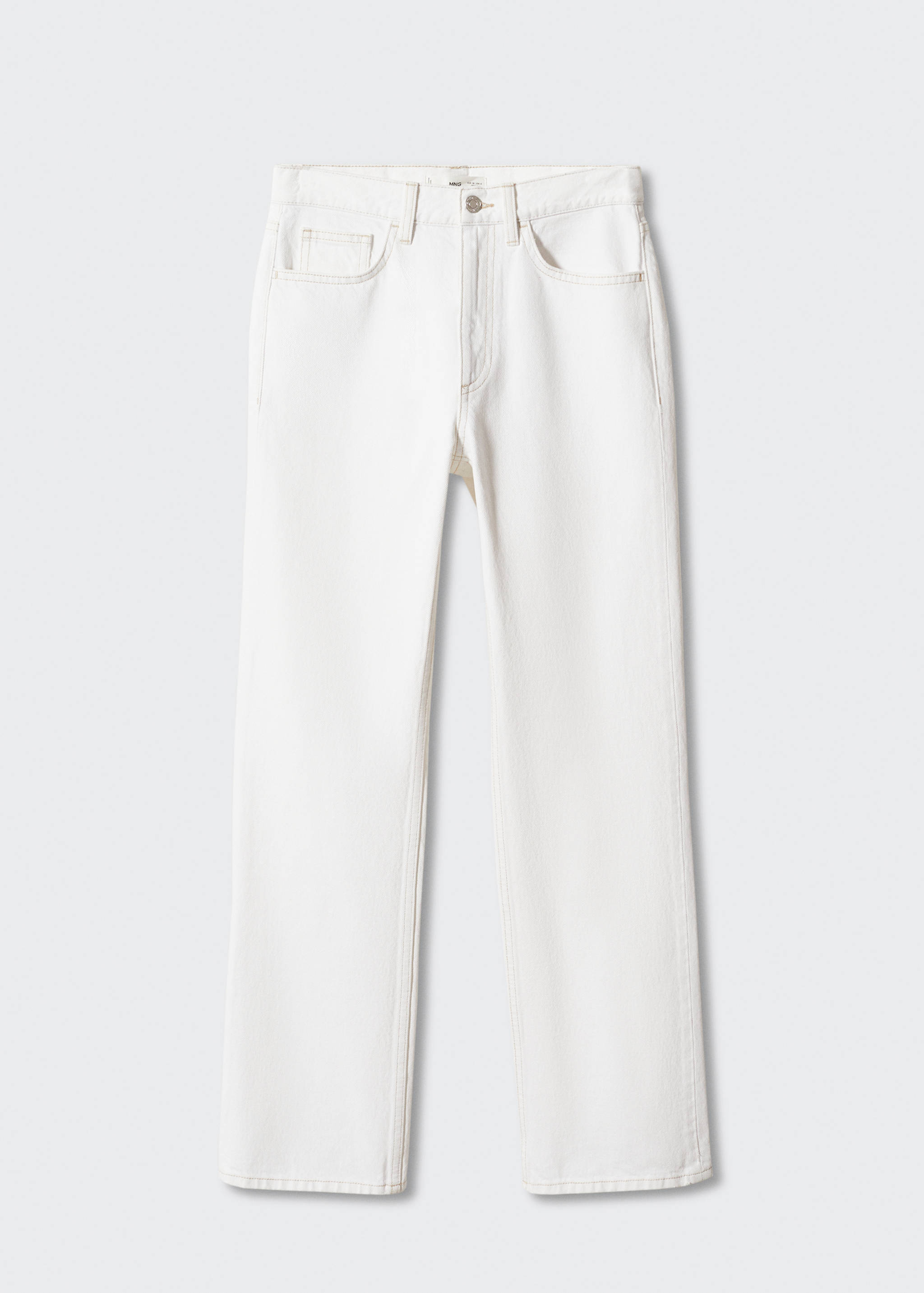 Mid-rise straight jeans - Article without model