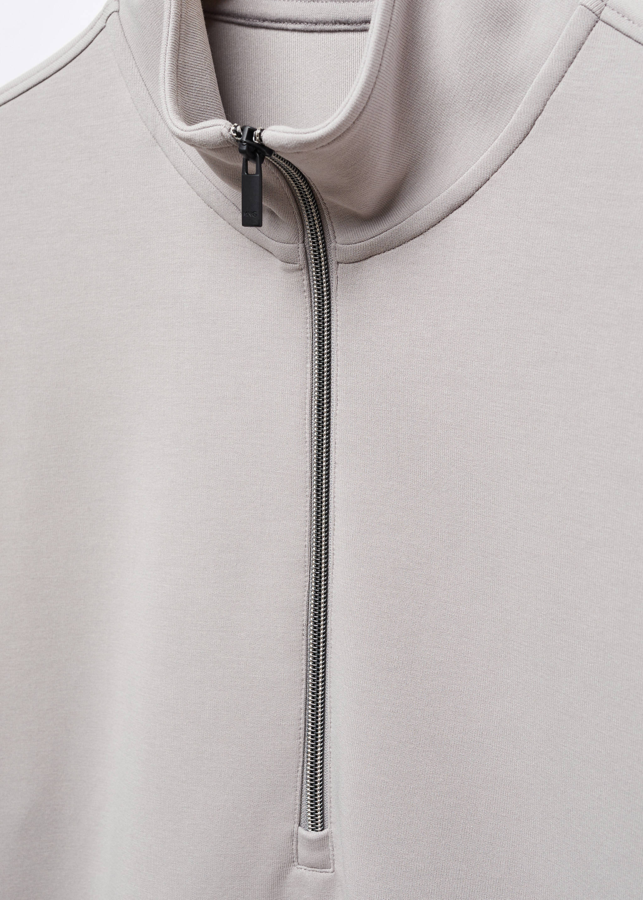 Breathable zip-neck sweatshirt - Details of the article 8