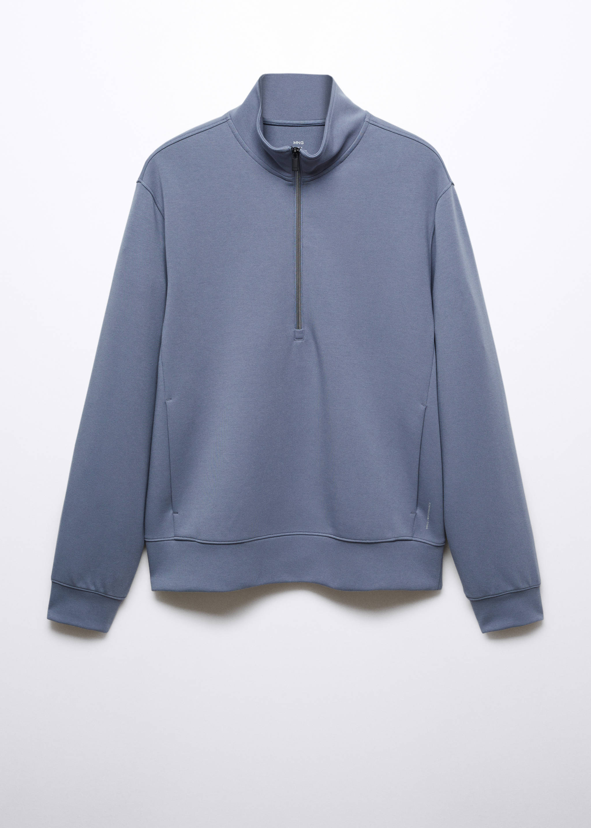 Breathable zip-neck sweatshirt - Article without model