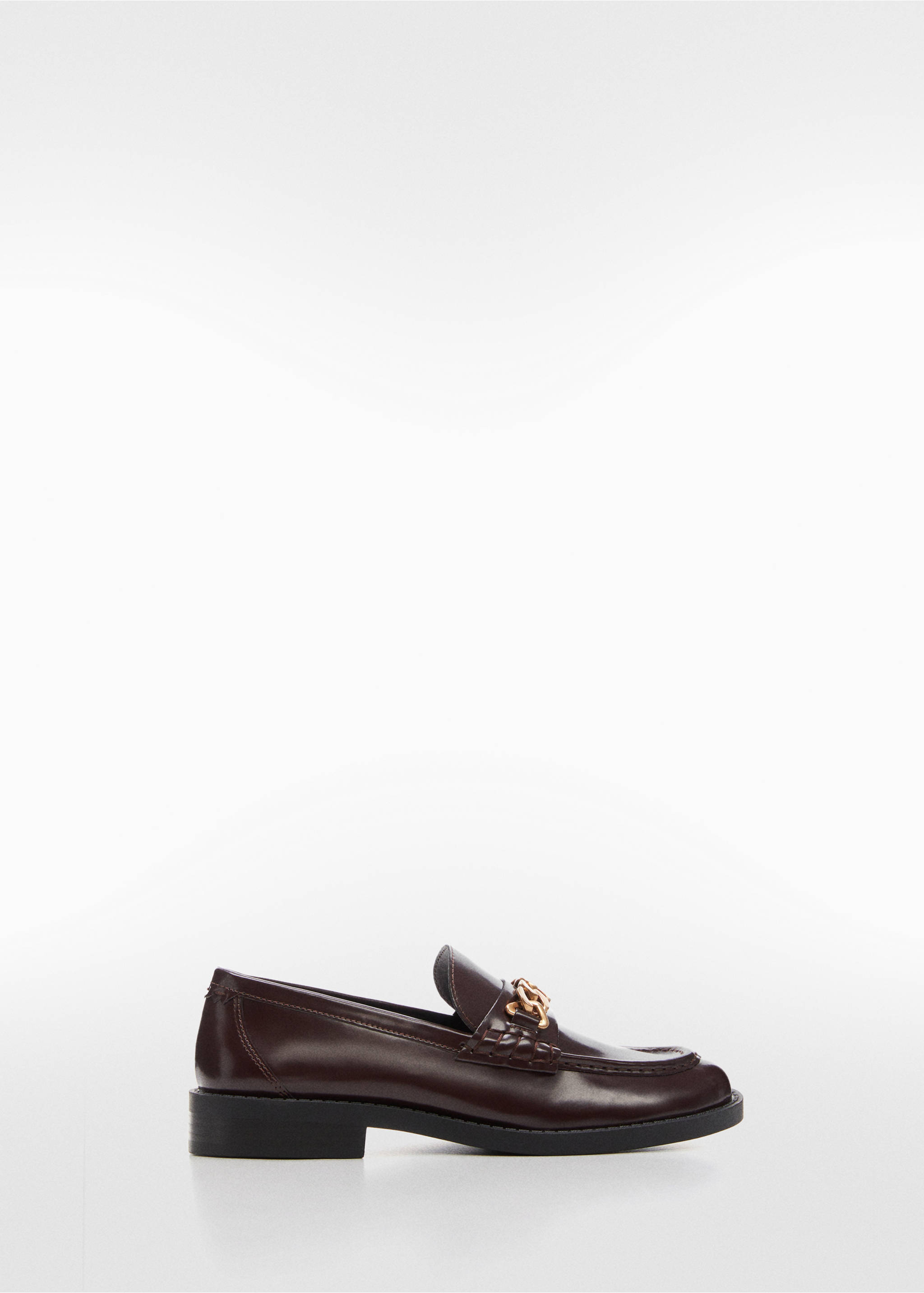 Chain loafers - Article without model, Burgundy. Ref: 57015975-00.