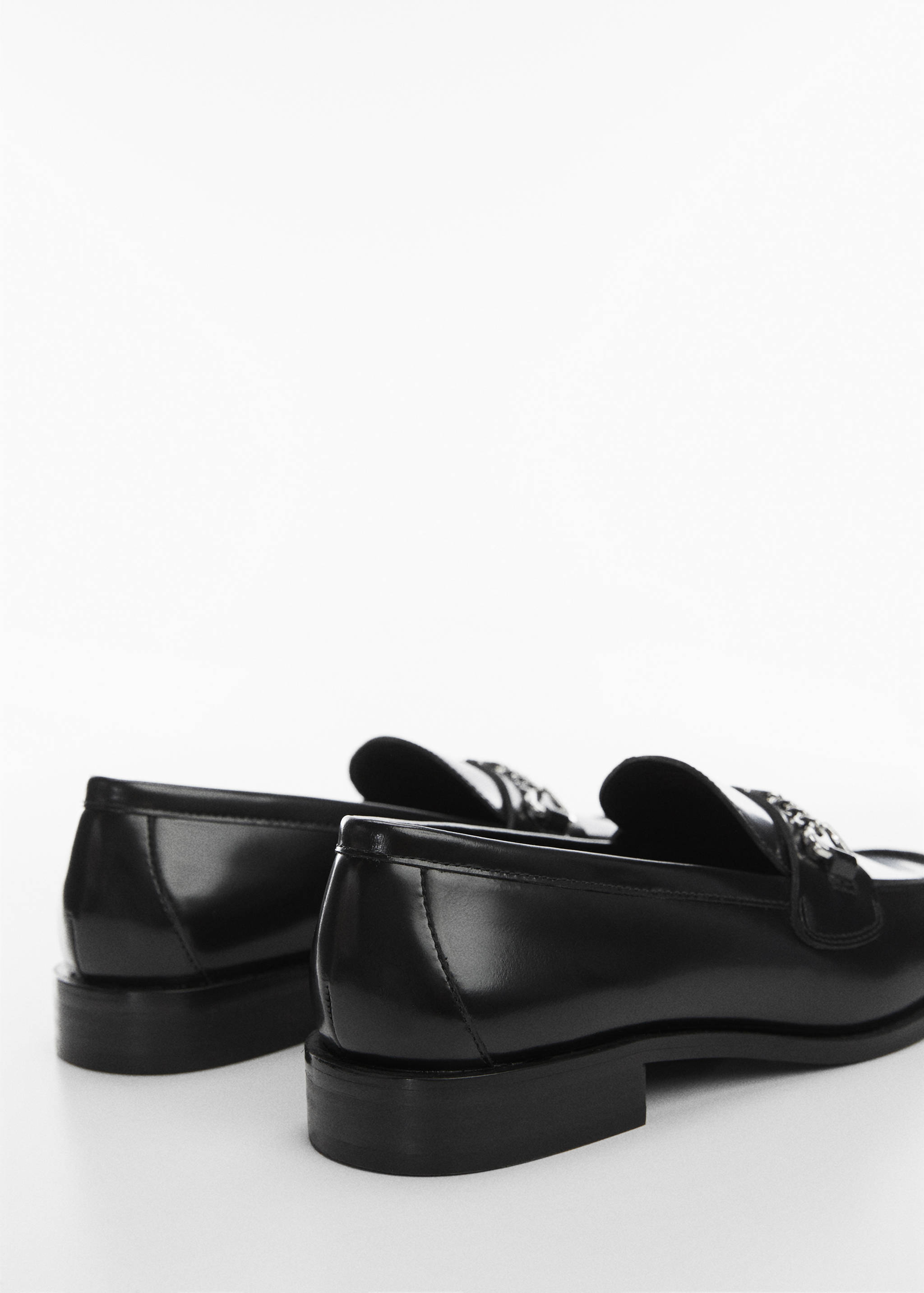 Leather loafers with chain - Details of the article 1