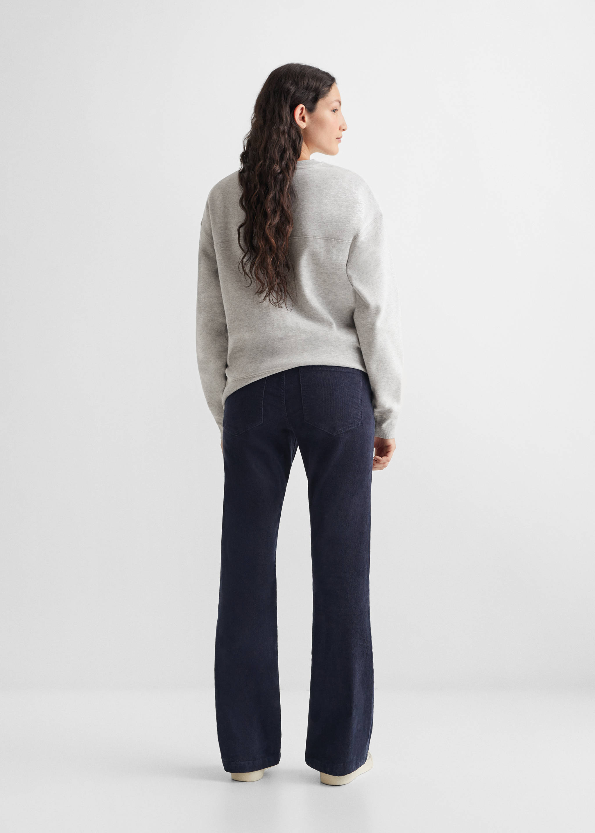 Pantalon droit velours milleraies - Verso de l’article