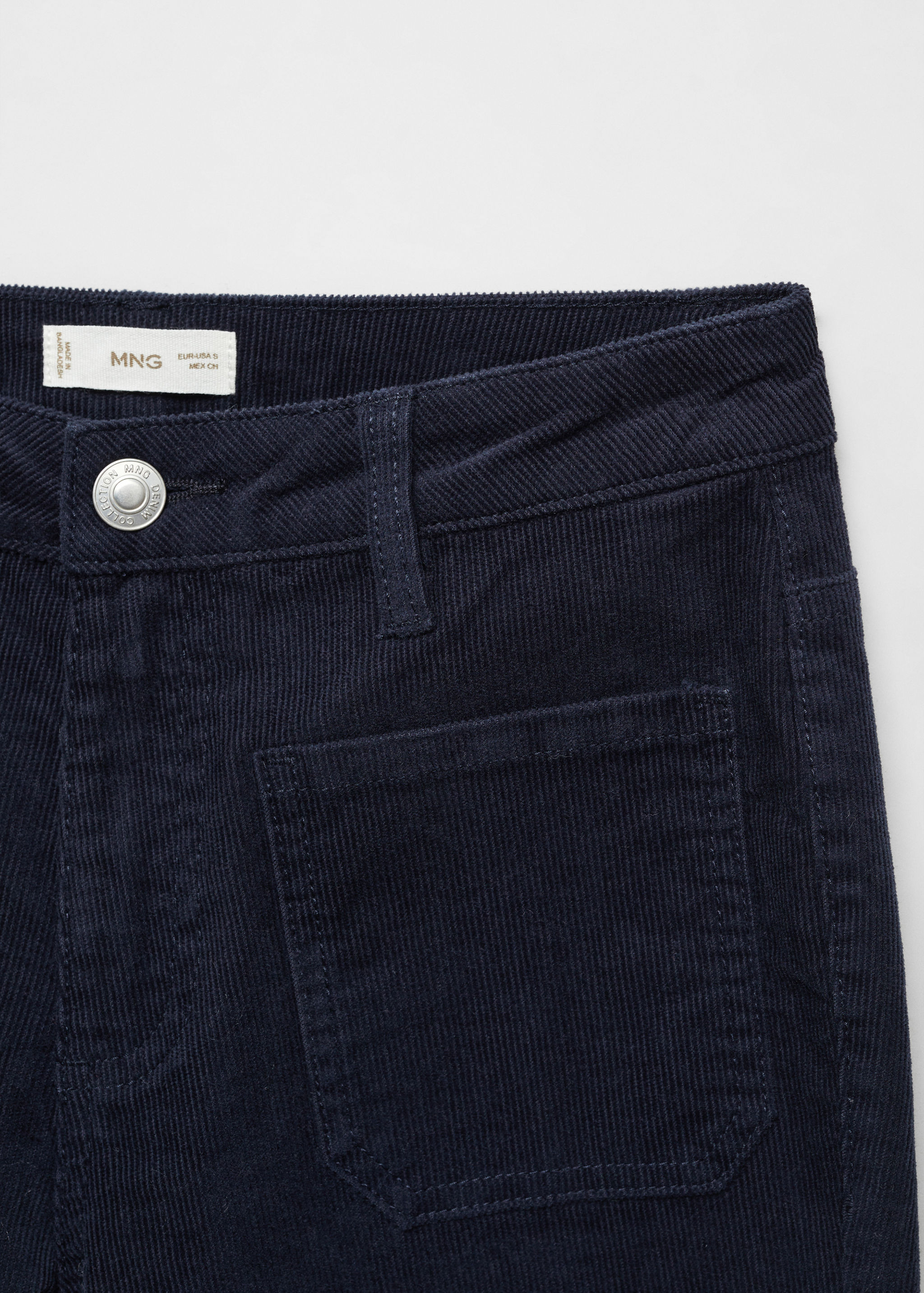 Pantalon droit velours milleraies - Détail de l'article 8