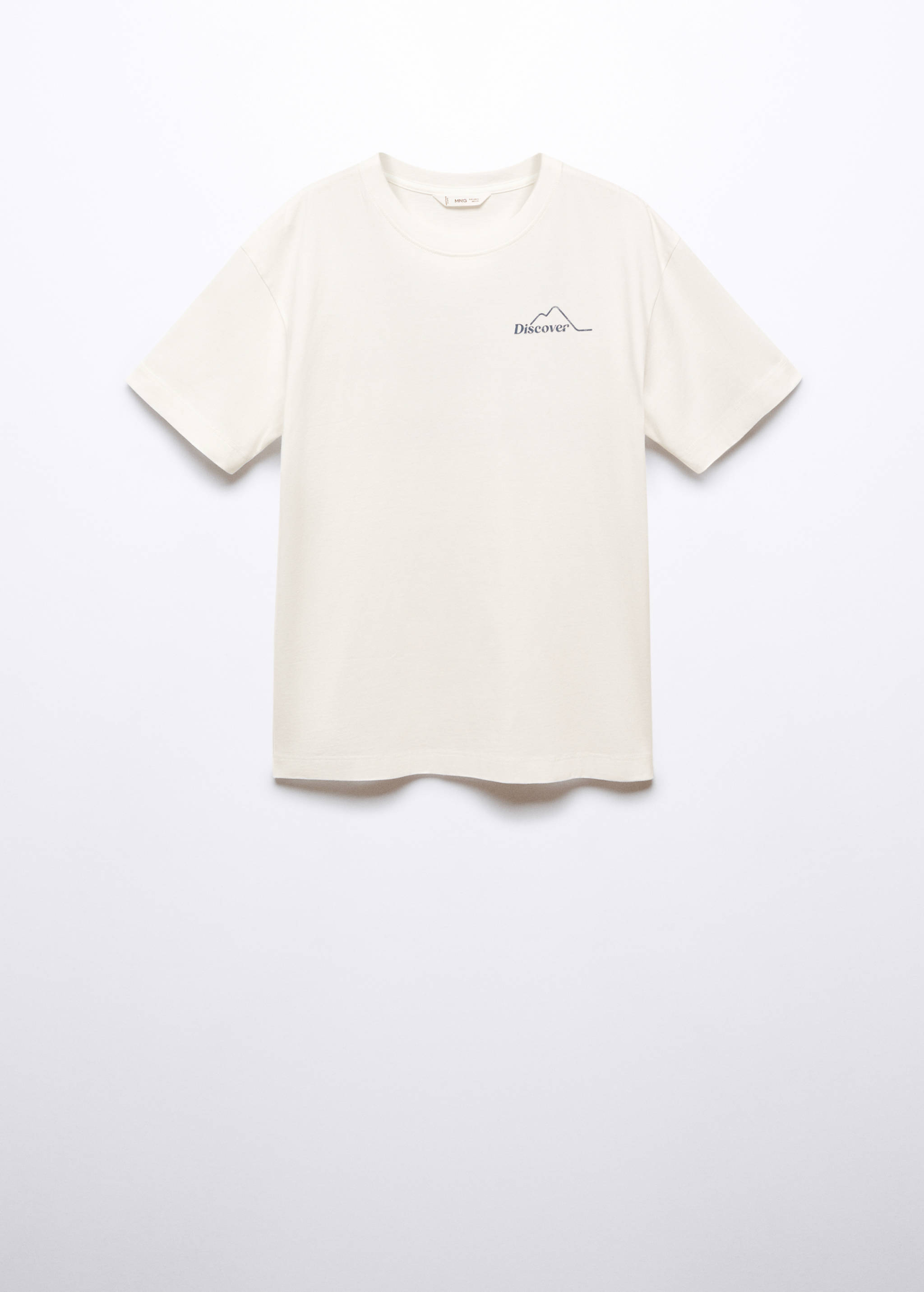 Printed cotton-blend T-shirt - Article without model