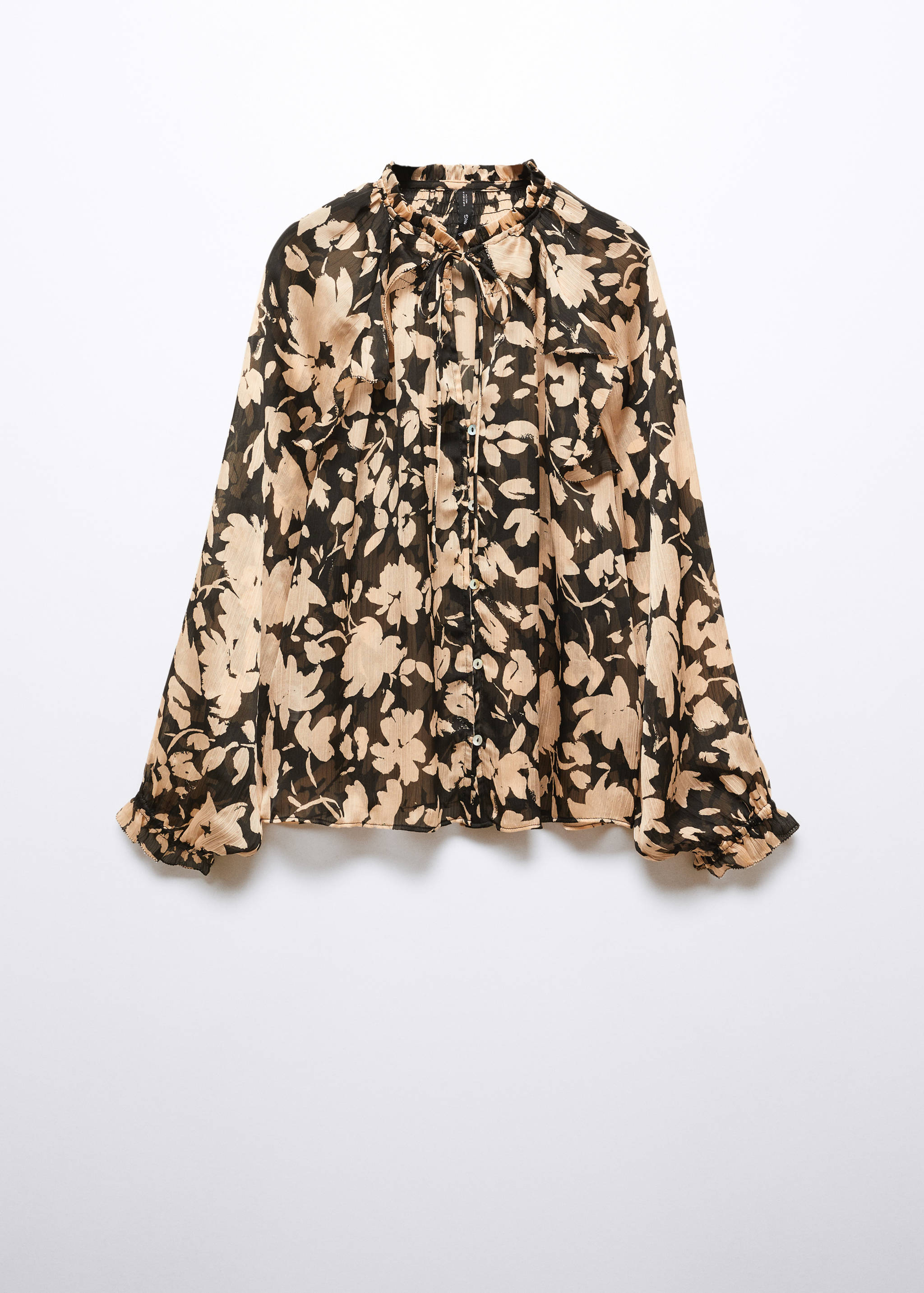 Brusa fluida estampat floral - Article sense model
