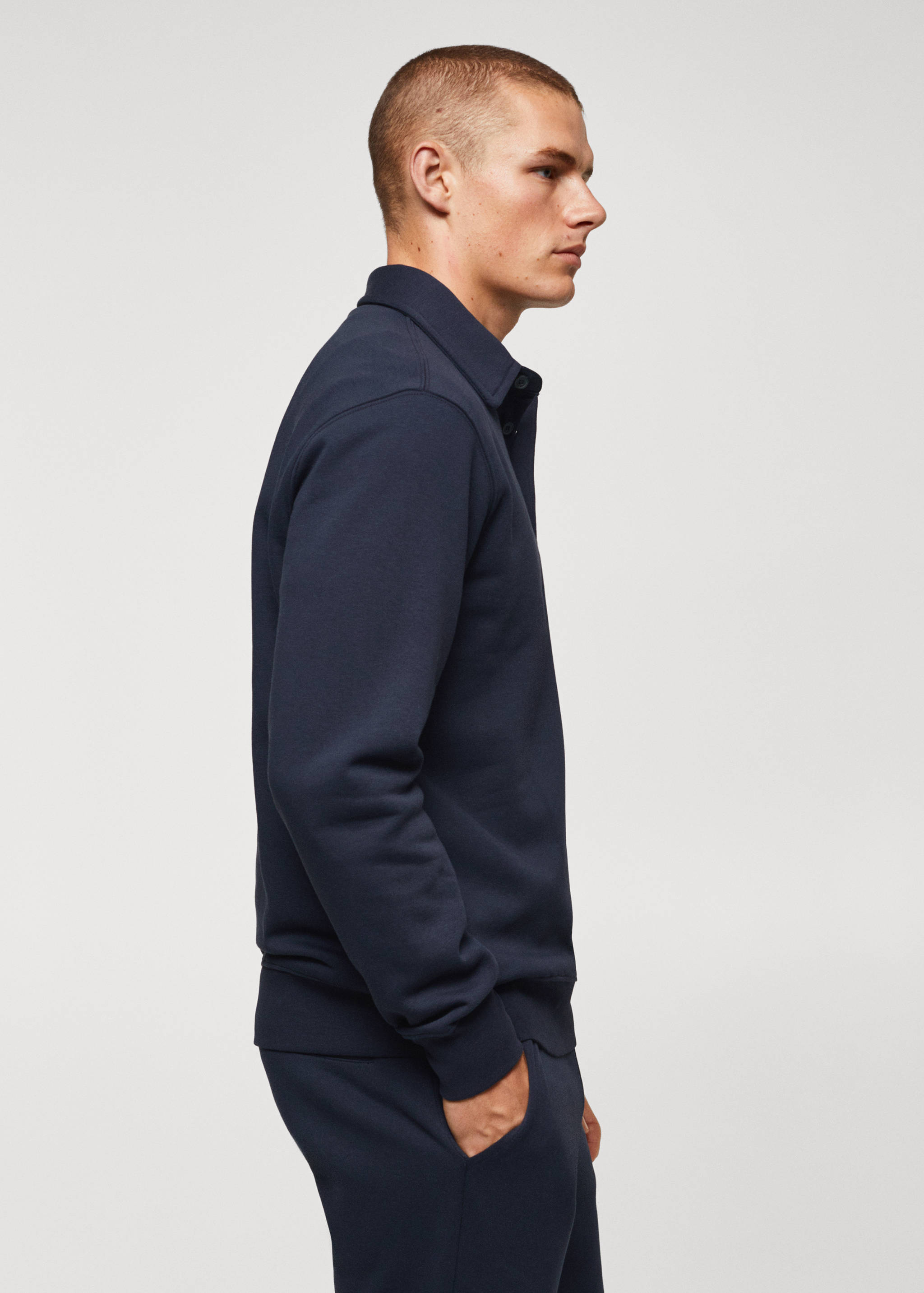 Polo-Sweatshirt aus Baumwolle - Detail des Artikels 1