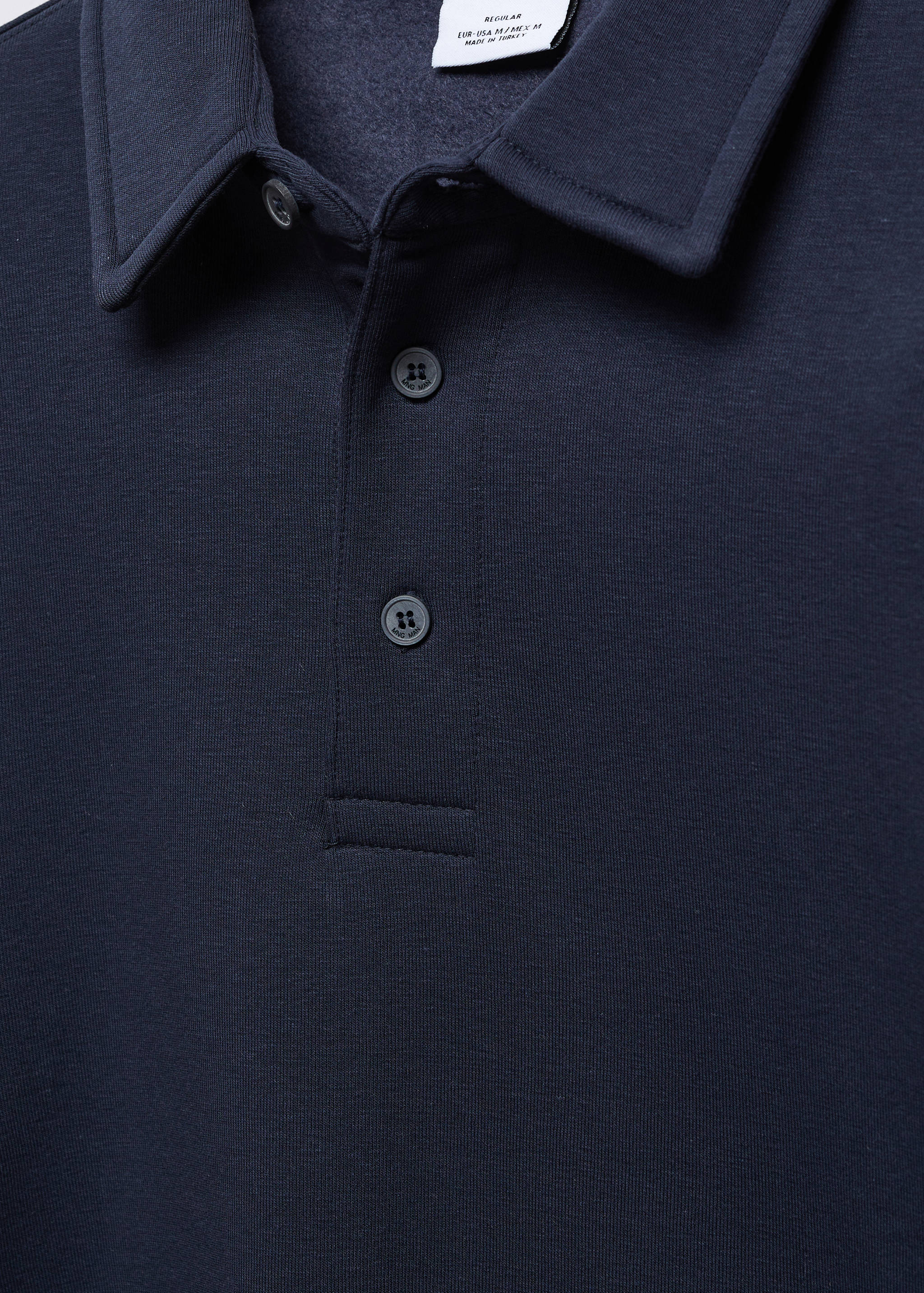 Polo-Sweatshirt aus Baumwolle - Detail des Artikels 8