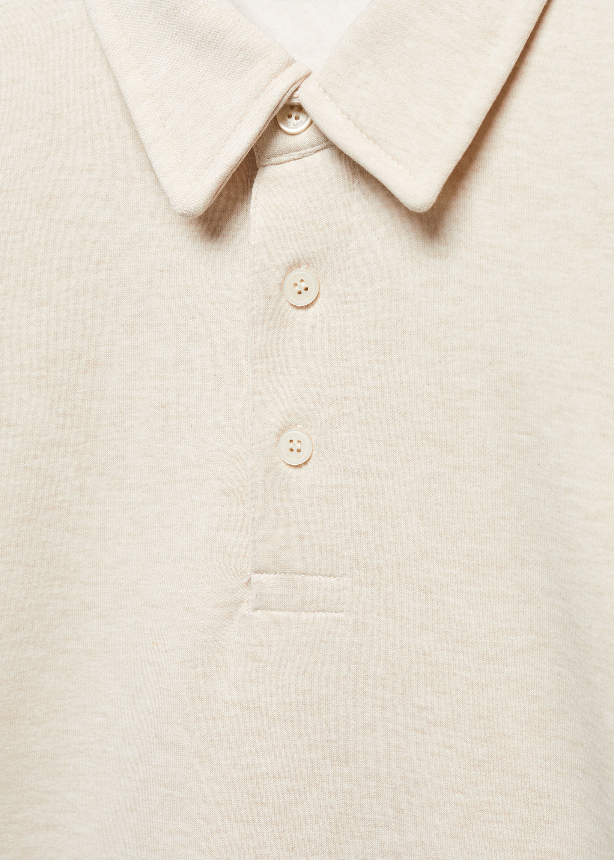 Polo-Sweatshirt aus Baumwolle - Detail des Artikels 8