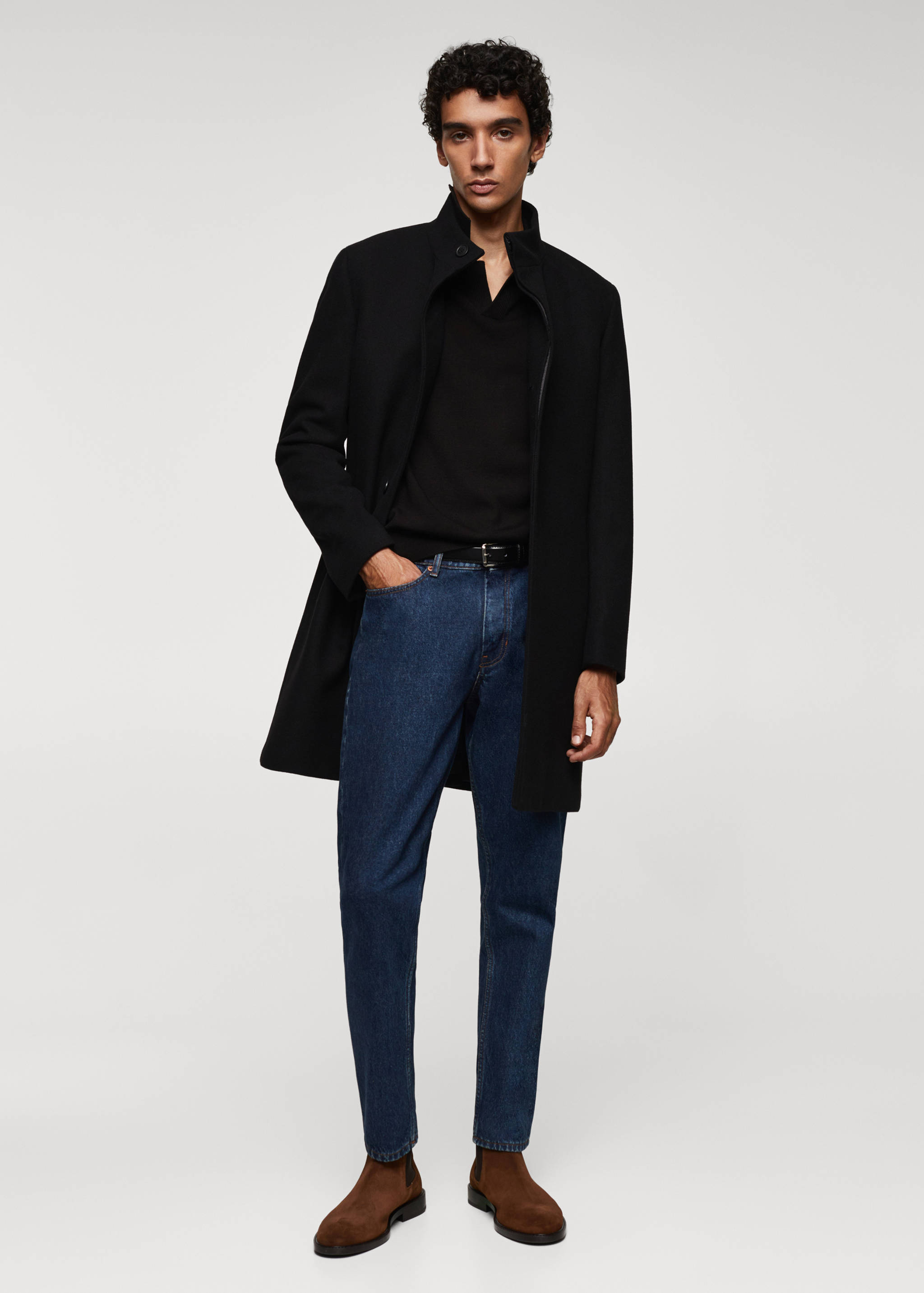 Suède chelsea boots - Overzichtstekening